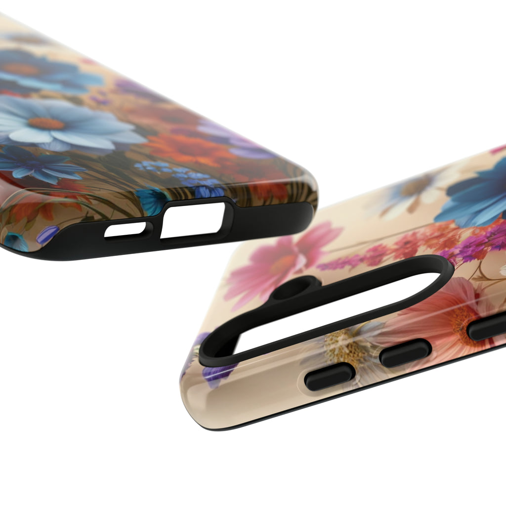 Best Phone Case Floral 3D Illusion Luxury Tough Case Floral Elegant Durable Stylish for Modern Devices iPhone 15, Samsung iPhone Samsung Accessory Gift for Her.