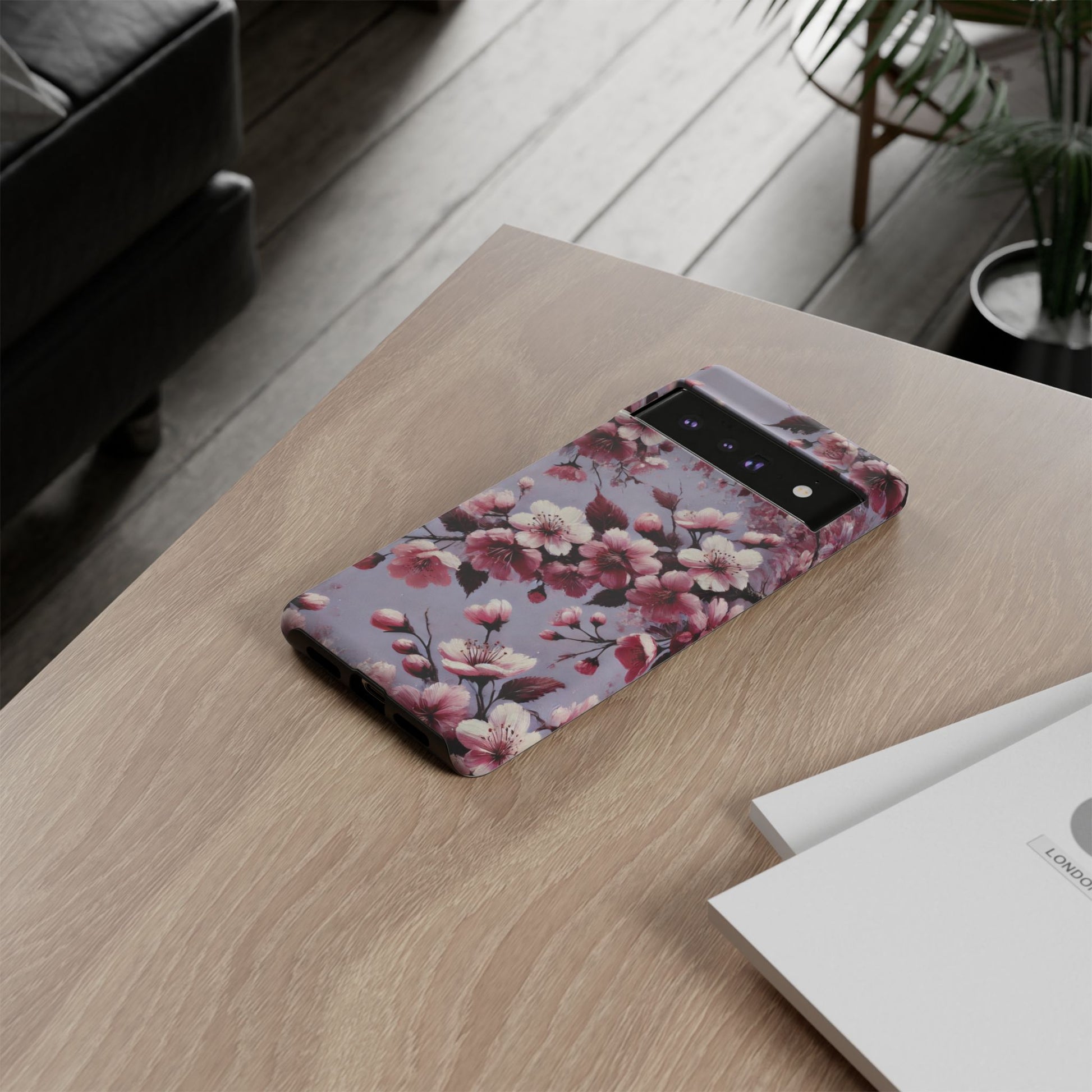 Lavender Floral Fall Phone Case for iPhone 16 pro15 14 13 12  21 23 Samsung, and Pixel | Stylish Protective Cover Gift for Her Perfect for Floral Lover - MRSBYVALLE