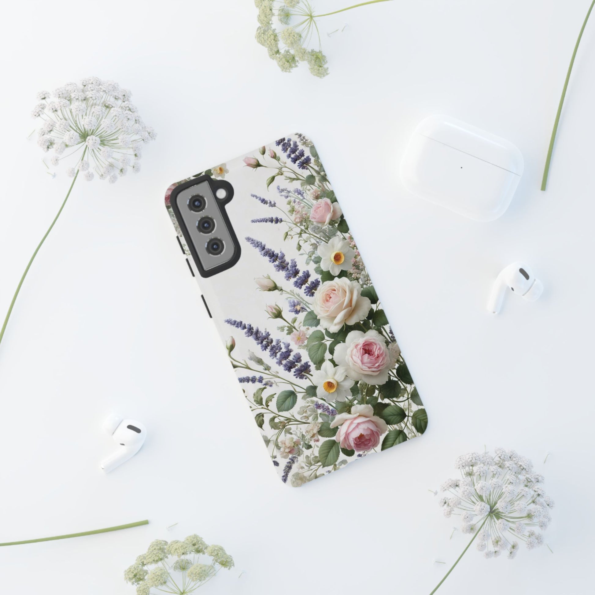 Boho Floral Fall Phone Case for iPhone 16 pro15 14 13 12  21 23 Samsung, and Pixel | Stylish Protective Cover Gift for Her Perfect for Floral Lover