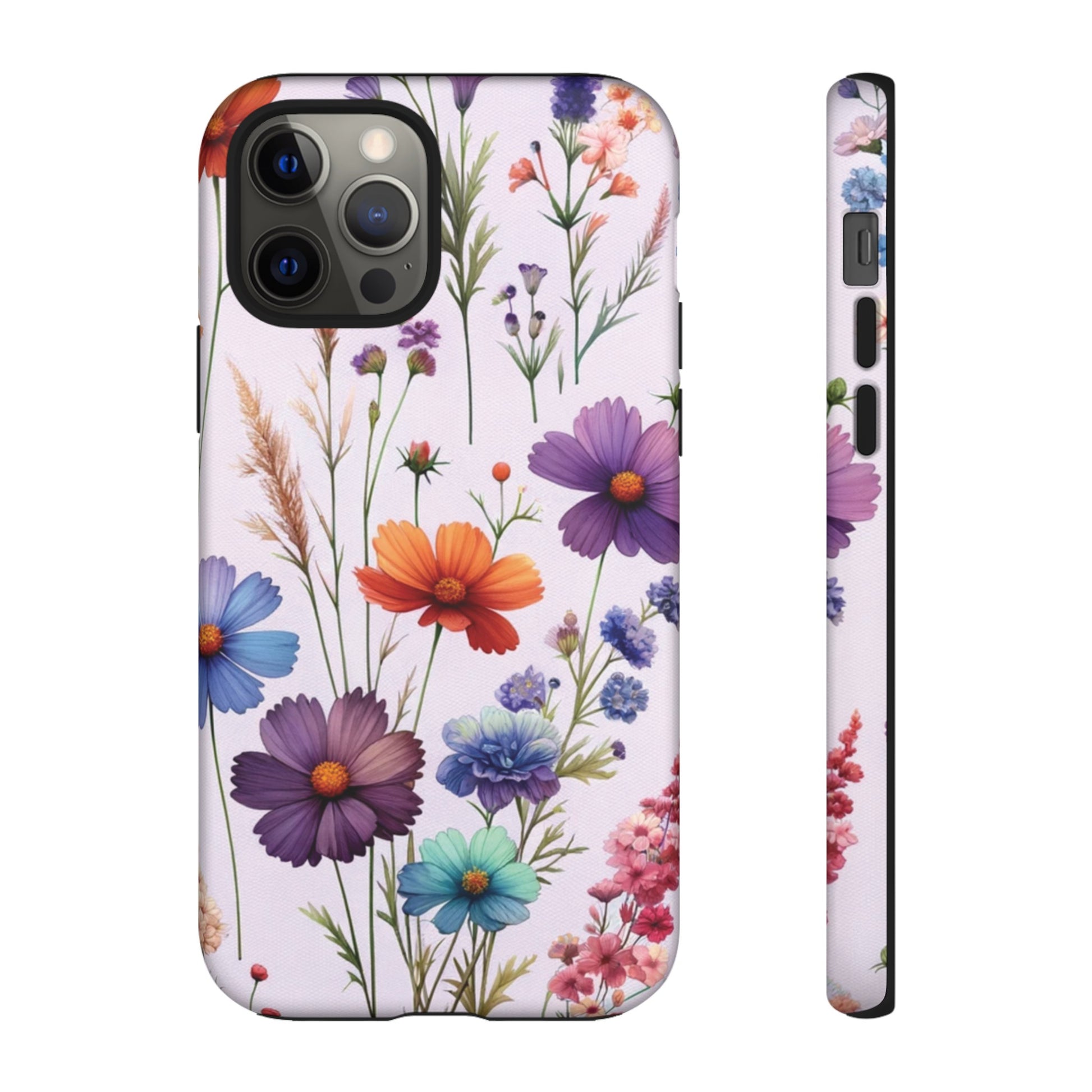 Lavender Wildflowers Protective Phone Case Gift for Her Phone 15, Samsung iPhone Samsung Gift for Her Case iPhone 15, Samsung iPhone Samsung Accessory Gift for Her.
