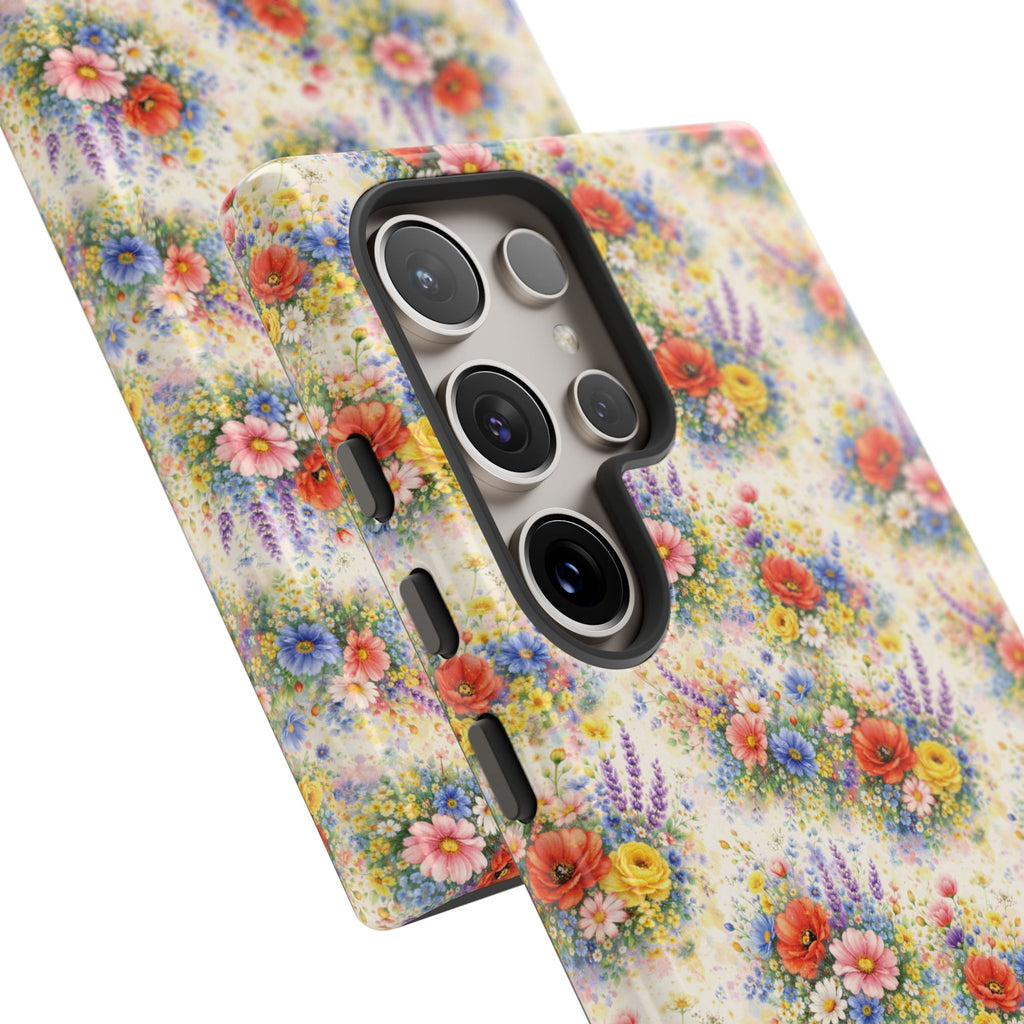 Watercolor Wildflowers Phone Case — Tough Cases