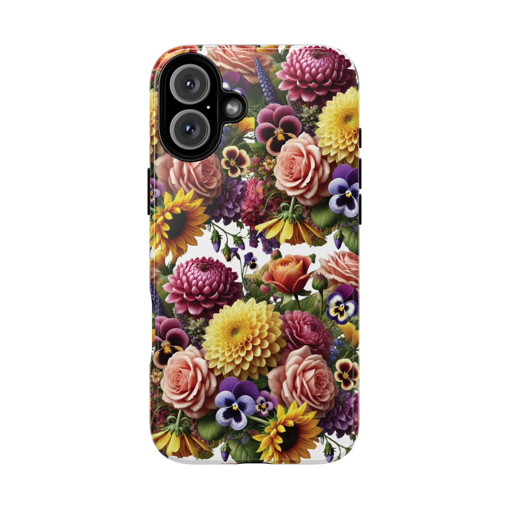 Floral Fall Phone Case for iPhone 16 15 14 13 12  21 23 Samsung, and Pixel | Stylish Protective Cover Gift for Her Perfect for Floral Lover