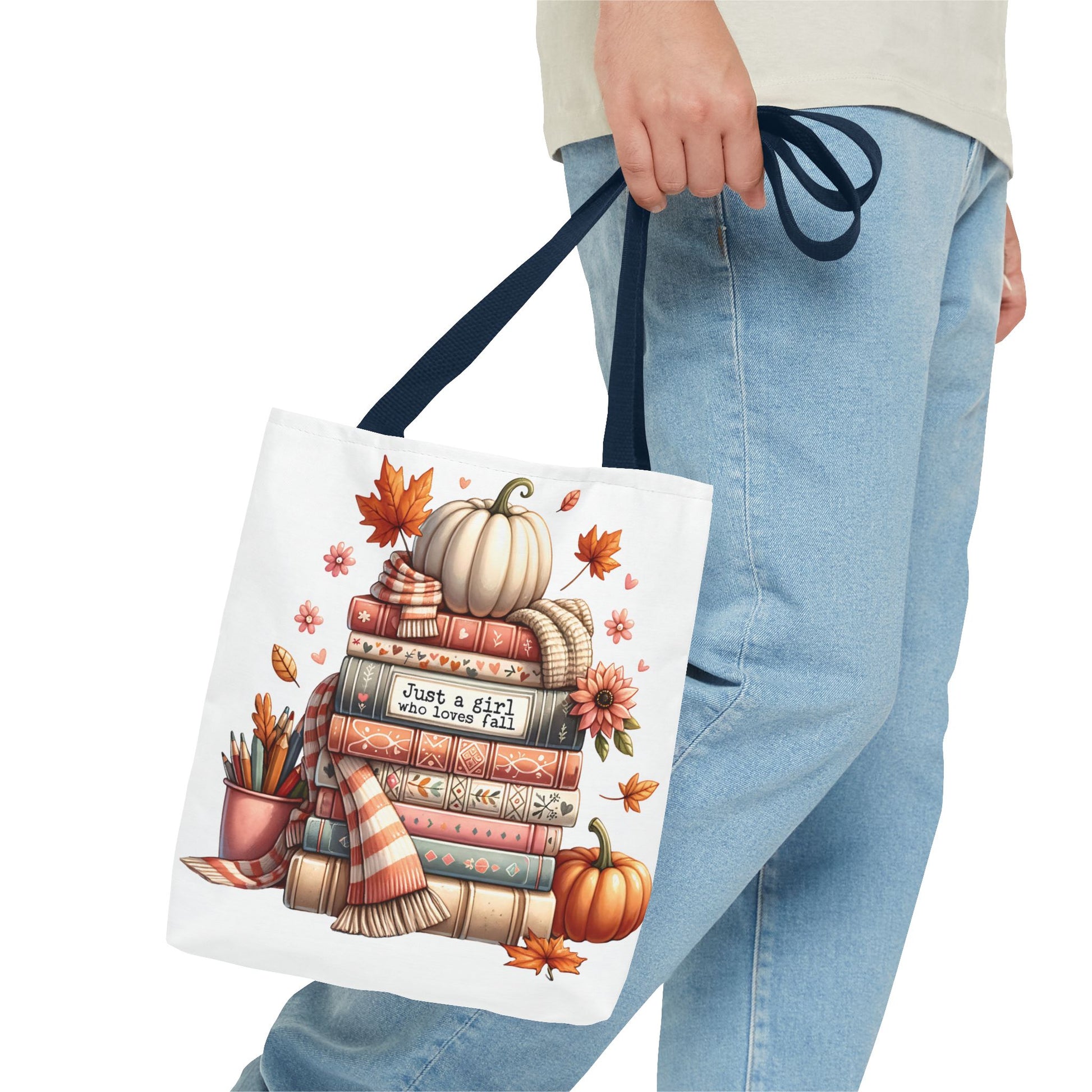 Fall Books Tote Bag - Autumn Accessory for Book Lovers - MRSBYVALLE