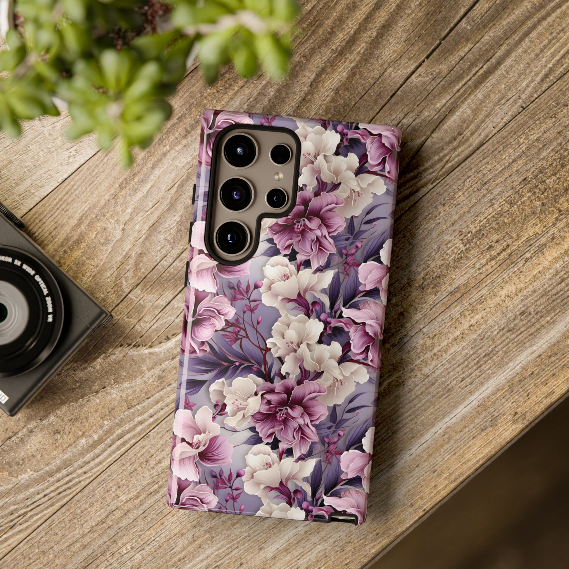 Lavender Flowers Protective Phone Case Gift for Her Phone 15, Samsung iPhone Samsung Gift for Her Case iPhone 15, Samsung