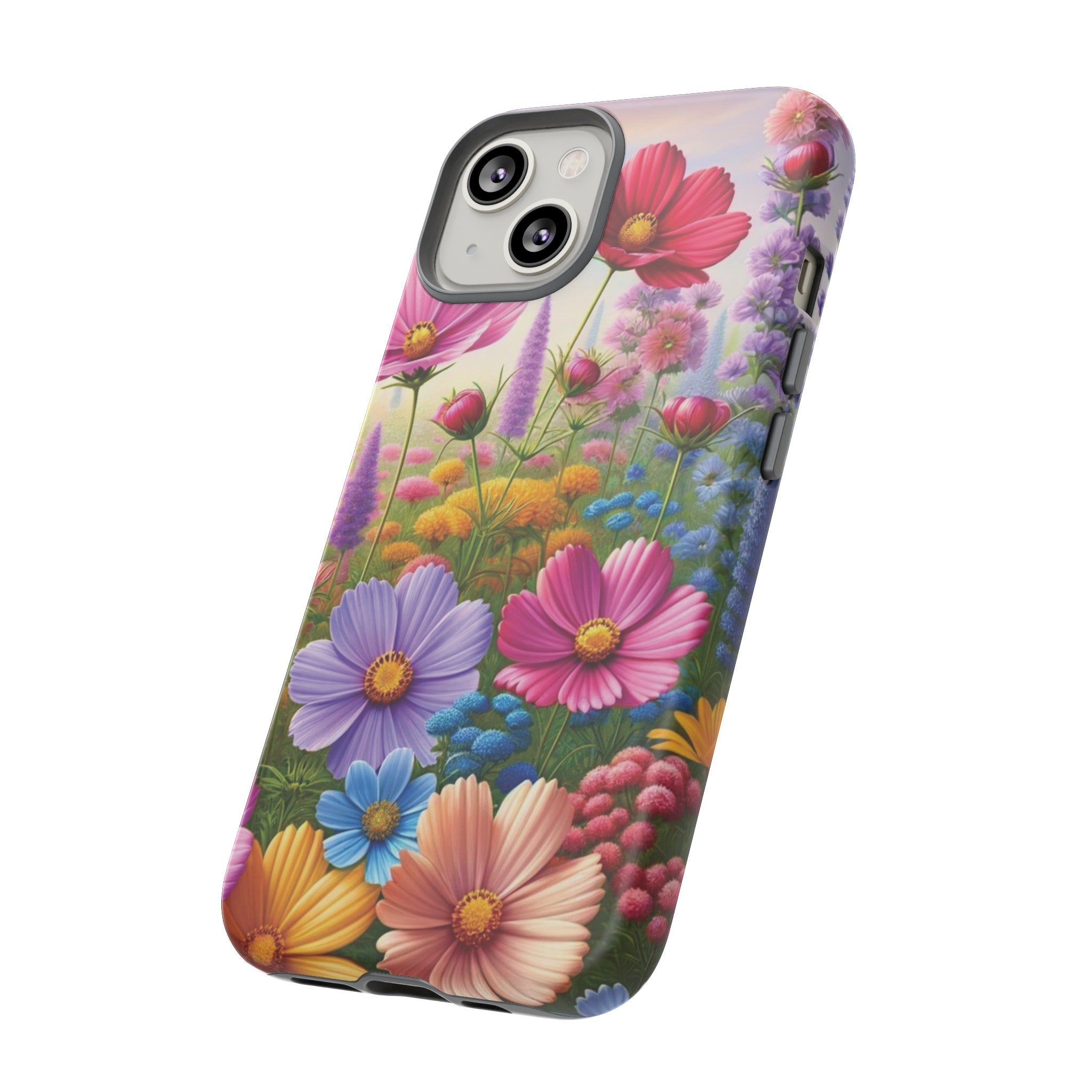 Bright Floral Phone Case Durable for iPhone Samsung Gift iPhone 15, 14, 13 Samsung Pixel Gift for Mom Accessory Gift for Her