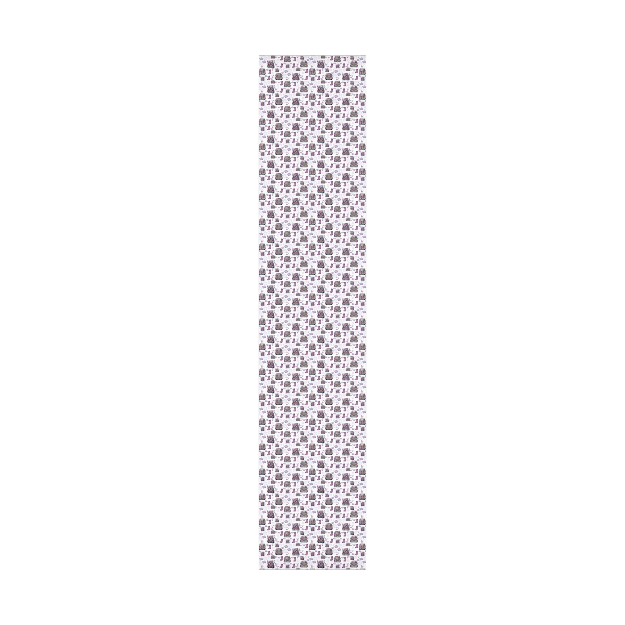 Elegant Lavender Christmas Wrapping Paper Soft Pastel Design with Snowflakes and Sparkling Accents, Perfect for Adding a Unique Touch to Your Holiday Gifts - MRSBYVALLE