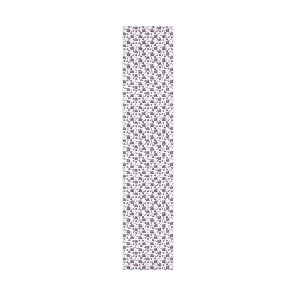 Elegant Lavender Christmas Wrapping Paper Soft Pastel Design with Snowflakes and Sparkling Accents, Perfect for Adding a Unique Touch to Your Holiday Gifts - MRSBYVALLE
