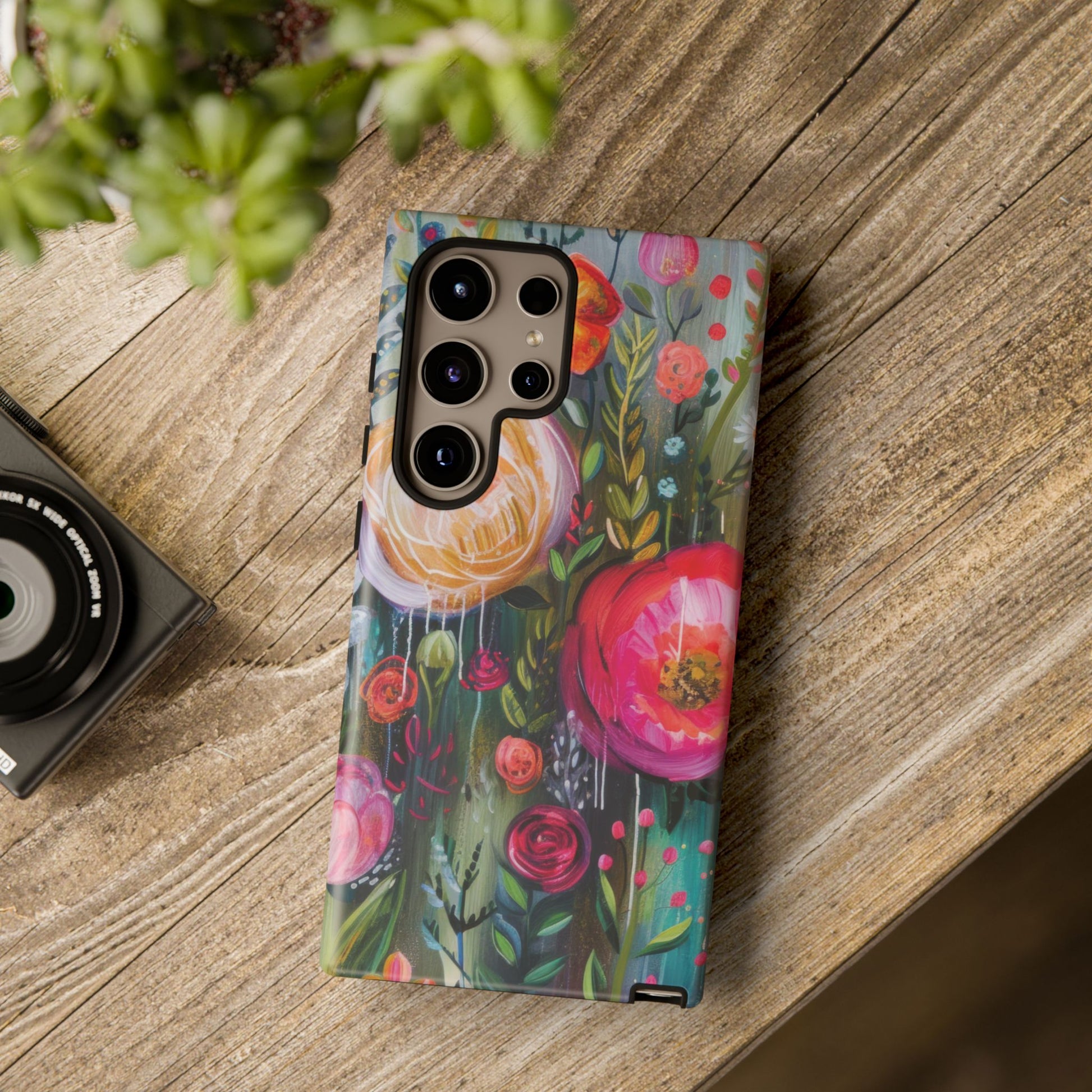 Watercolor Boho Floral Phone Case for iPhone 17 case Samsung, and Pixel | Stylish Protective Cover Gift for Her Perfect for Floral Lover