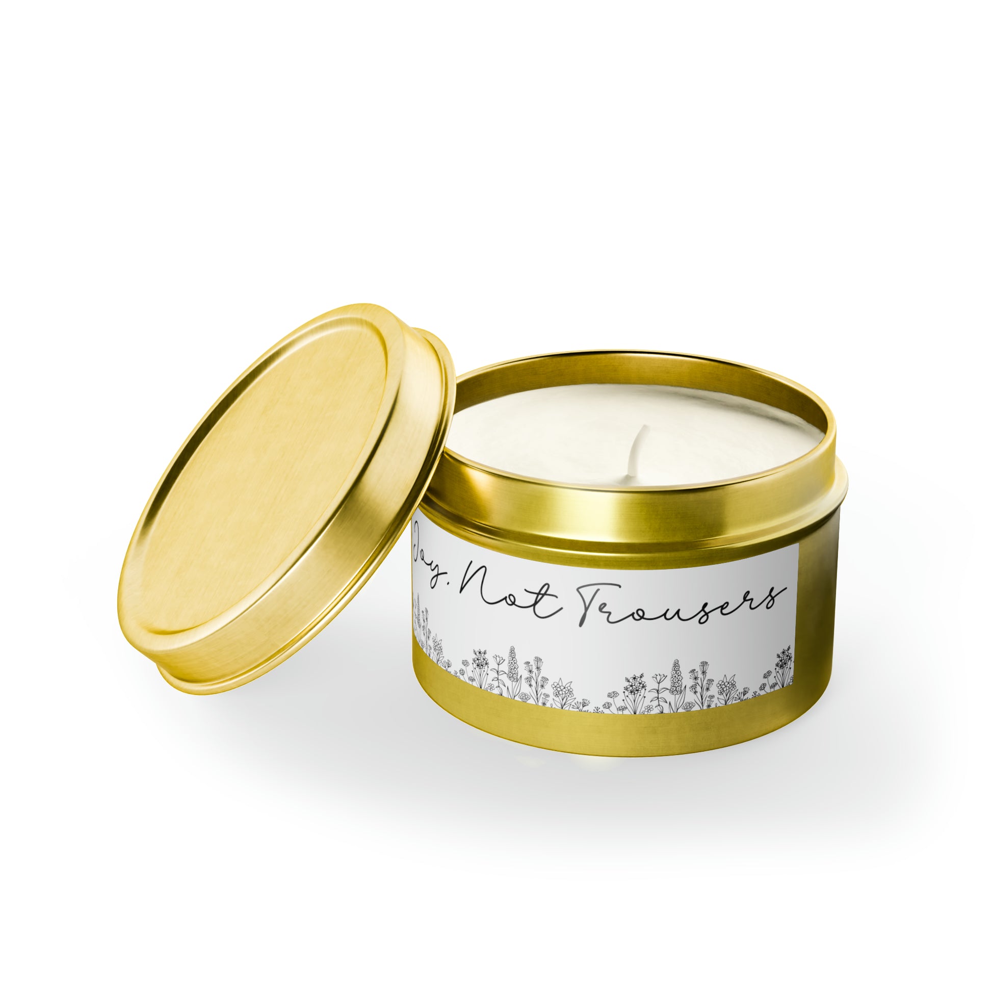 New House Bloom & Glow Elegant Floral Aromas in 4oz/8oz Tin Candles Essence of Nature Collection Unveil Serenity Romance with Exquisite Botanical Scents. Pure Harmony & Grace..