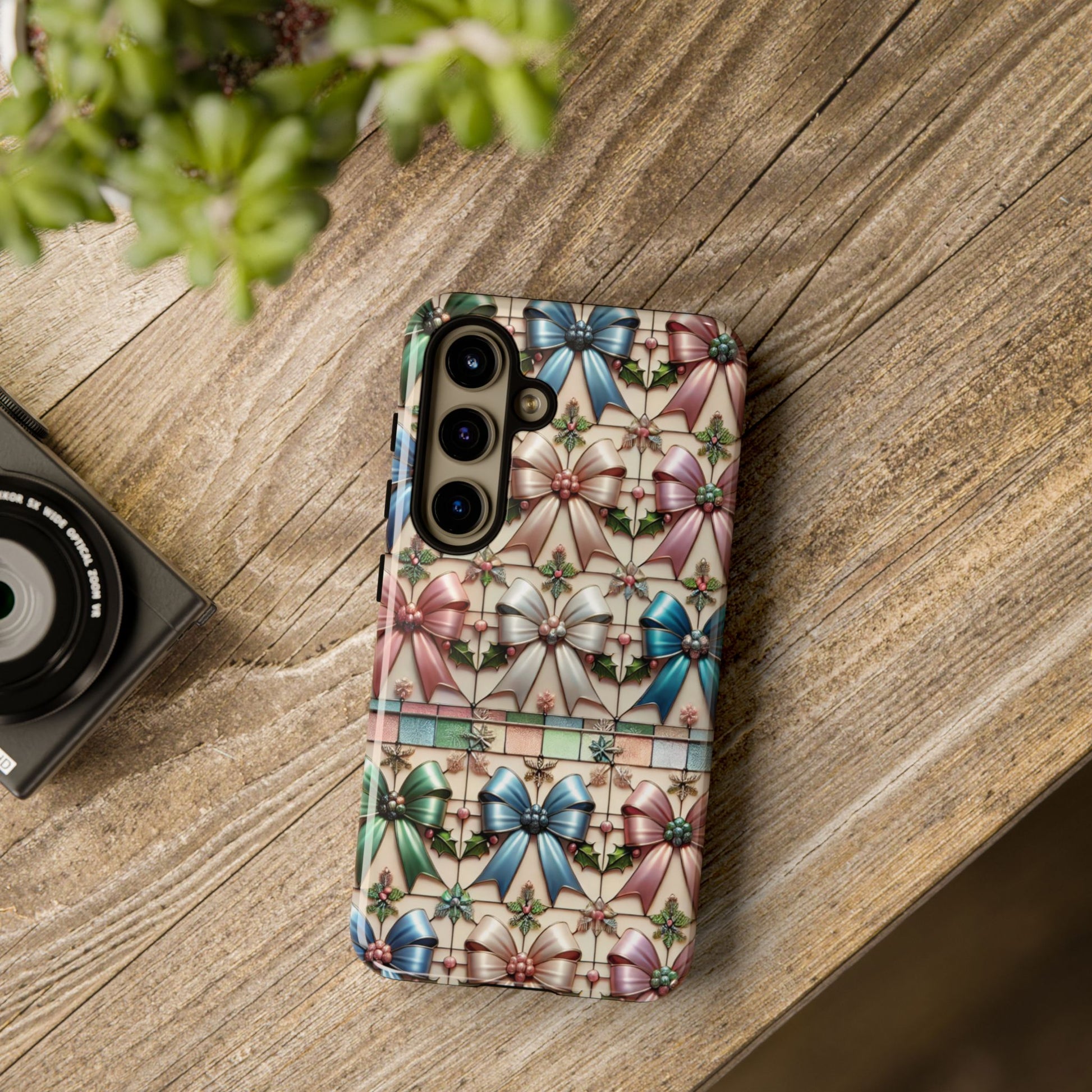 Coquette Bows Pastel Phone Case for iPhone 17 ,  15 14 13 12  21 23 Samsung, and Pixel | Stylish Protective Cover Gift for Her Perfect for Floral Lover
