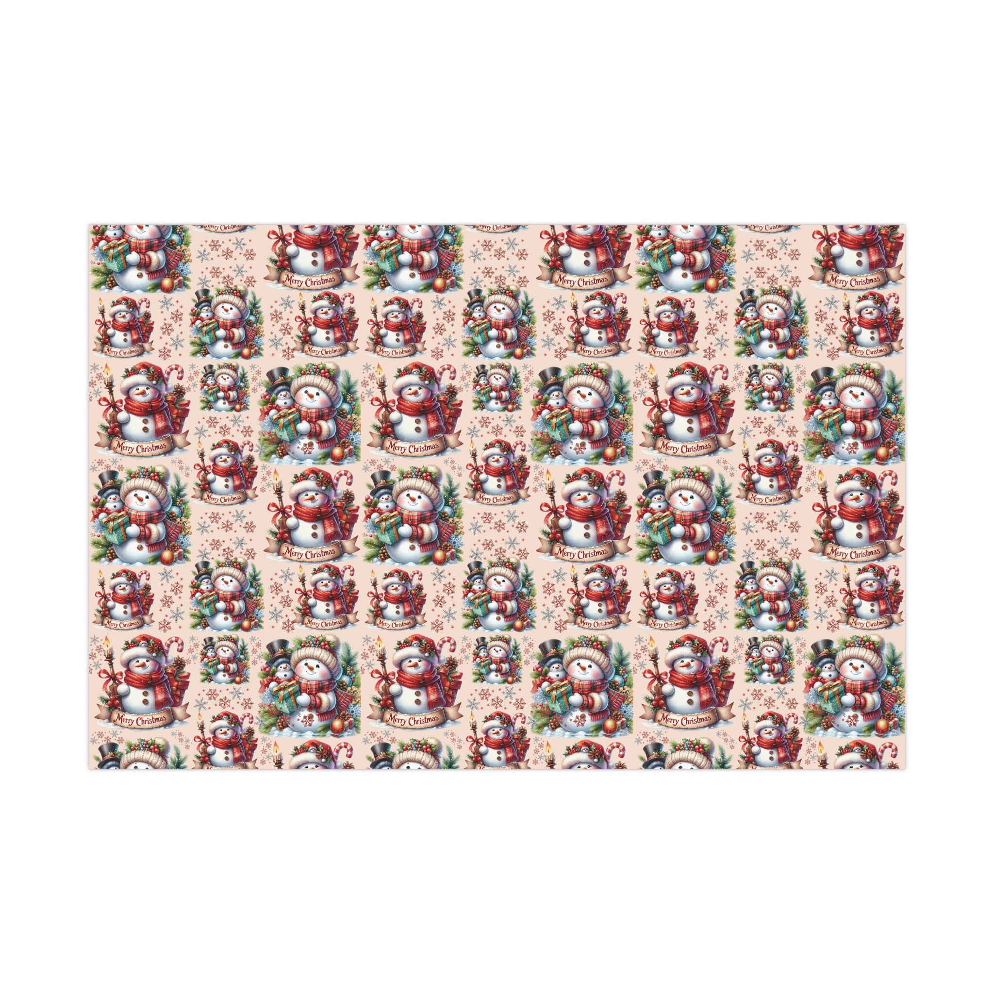Christmas Wrapping Paper Whimsical Winter Wonderland with Festive Gifts Perfect for a Magical Holiday Season in Matte/Satin, All Occasion - MRSBYVALLE