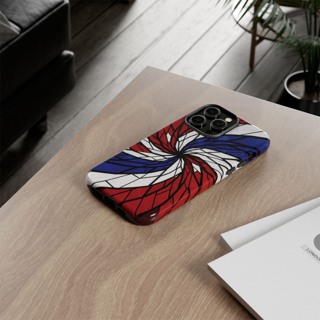 Patriotic Red White & Blue Phone Case – USA Flag Design, Independence Day Gift, Protective Cover for iPhone, Samsung, Pixel