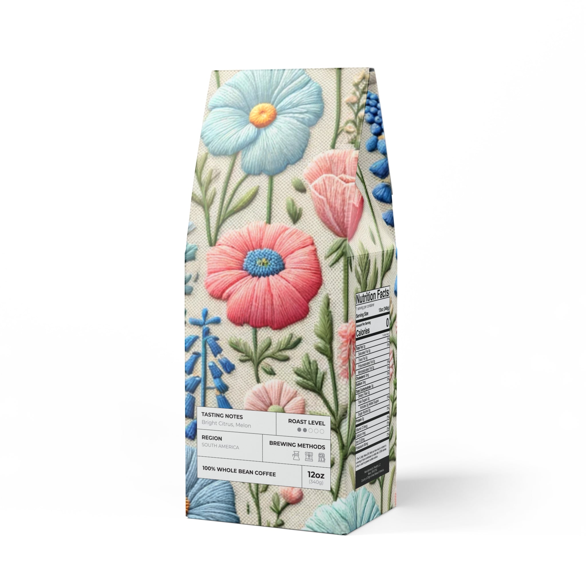 Housewarming Coffee Gift Colombia Single Origin Light-Medium Roast Coffee Exclusive Pink Abstract Design Pure, Flavorful, Artistic, Coffee Lover Gift.