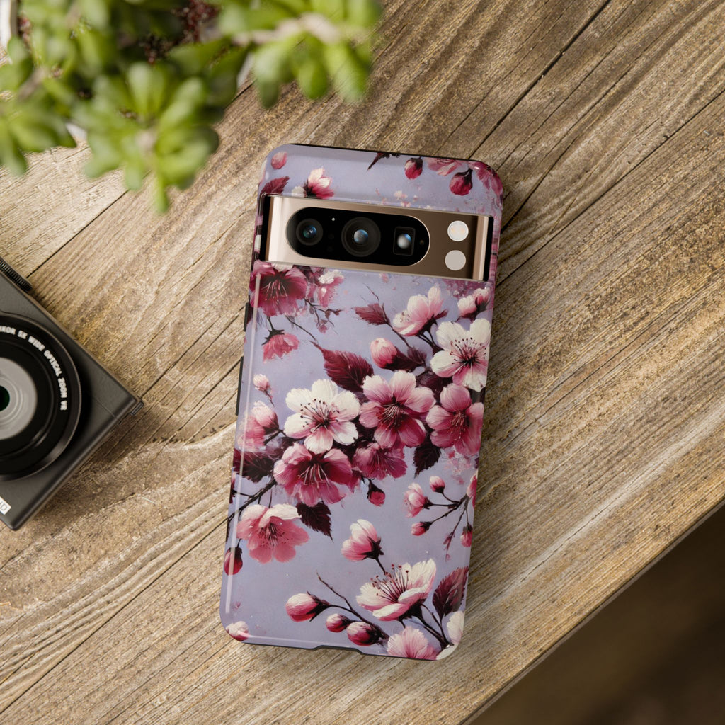 Lavender Floral Phone Case | Fall-Inspired Protective Cover for iPhone, Samsung & Pixel – Perfect Gift for Her