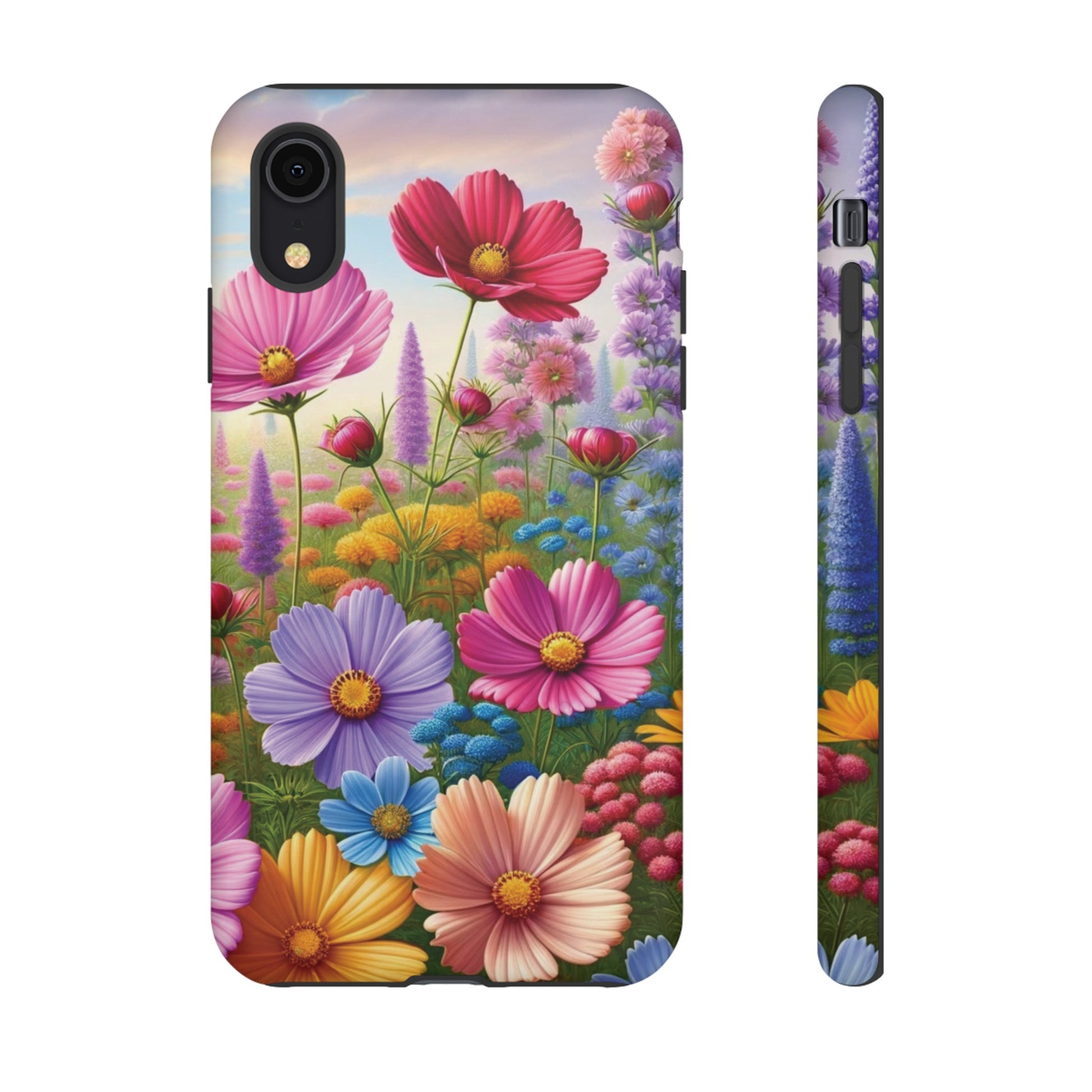 Bright Floral Phone Case Durable for iPhone Samsung Gift iPhone 15, 14, 13 Samsung Pixel Gift for Mom Accessory Gift for Her