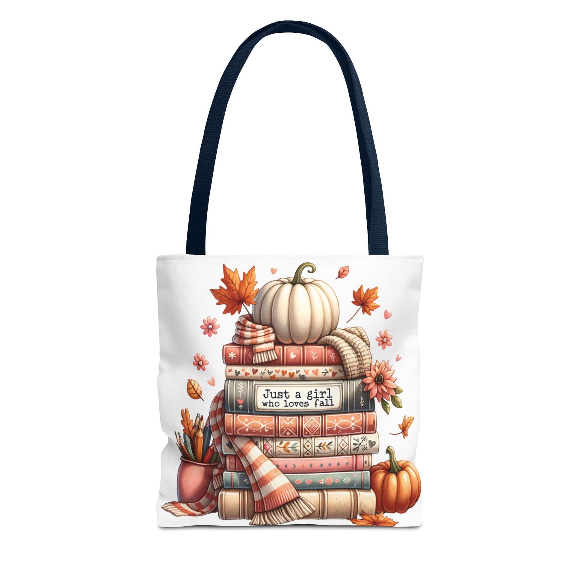 Fall Books Tote Bag - Autumn Accessory for Book Lovers - MRSBYVALLE