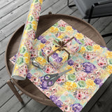 Pastel Floral Wrapping Paper | Vibrant Seasonal Blooms | Perfect for Birthdays, Special Occasions | Premium Quality Gifts Moms Weddings
