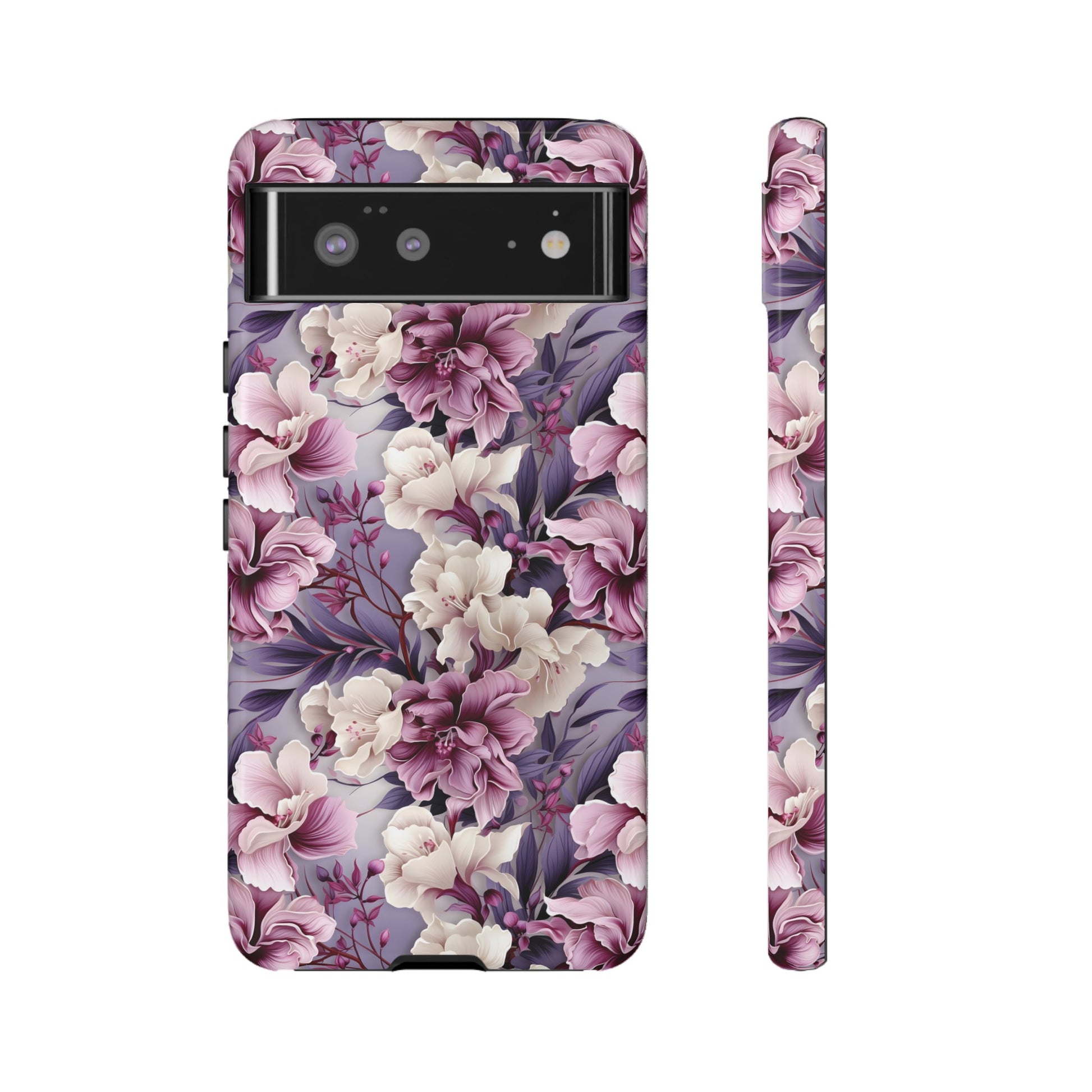 Lavender Flowers Protective Phone Case Gift for Her Phone 15, Samsung iPhone Samsung Gift for Her Case iPhone 15, Samsung