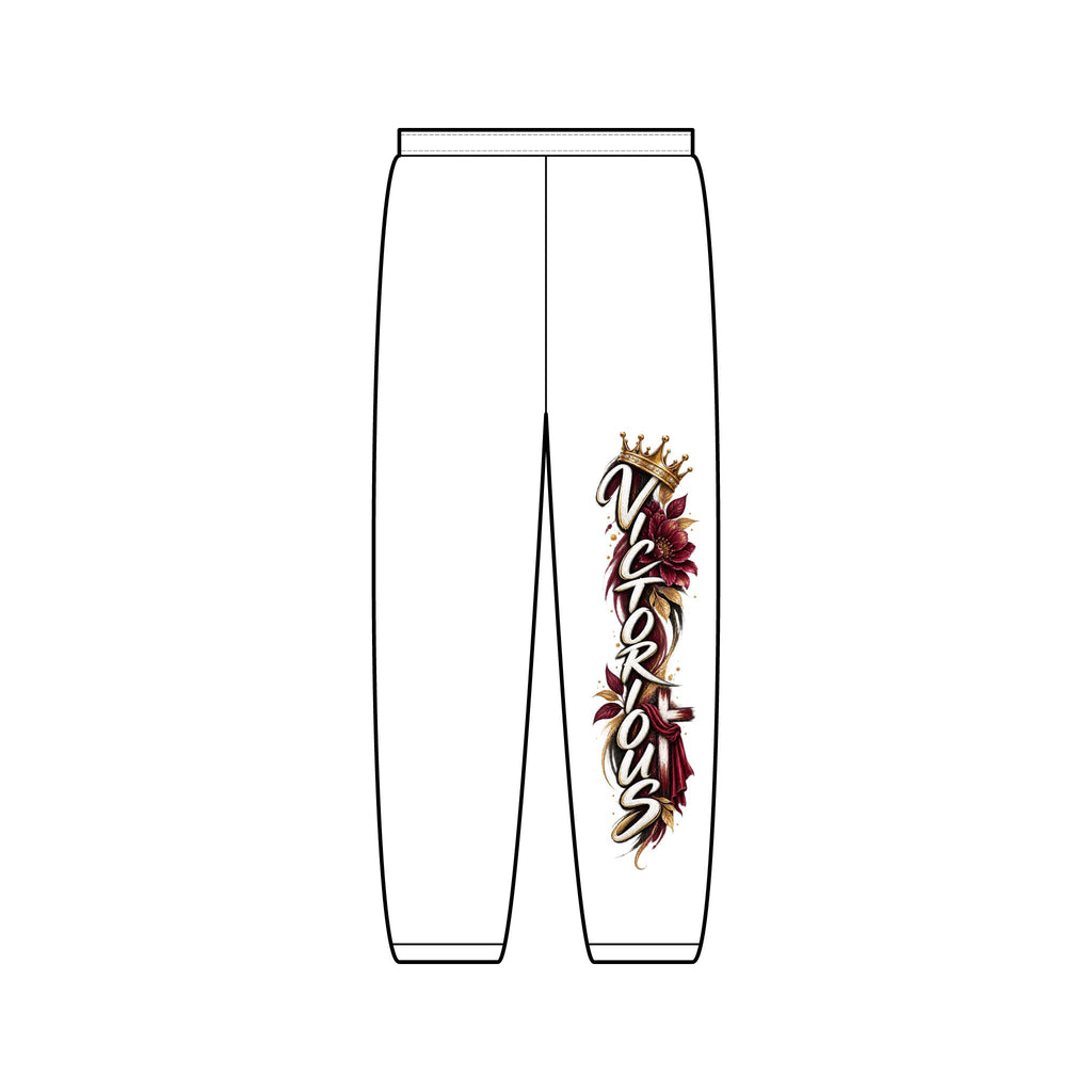 Victorious Floral Sweatpants — Side Script Joggers