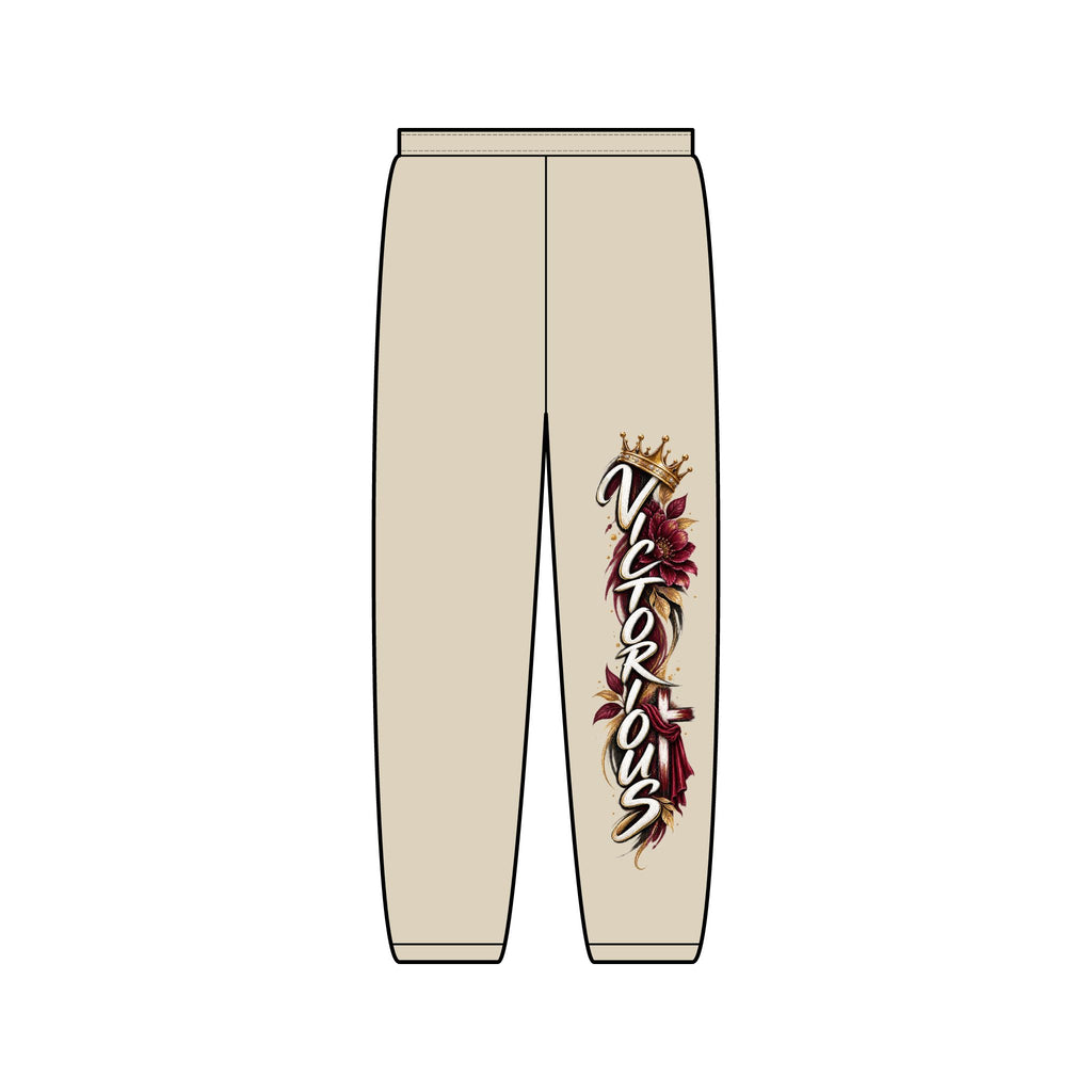 Victorious Floral Sweatpants — Side Script Joggers