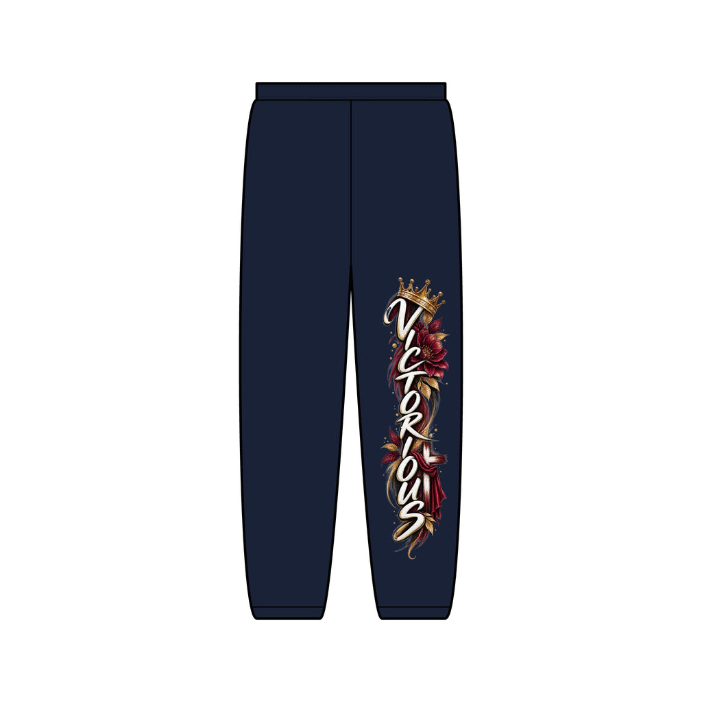 Victorious Floral Sweatpants — Side Script Joggers