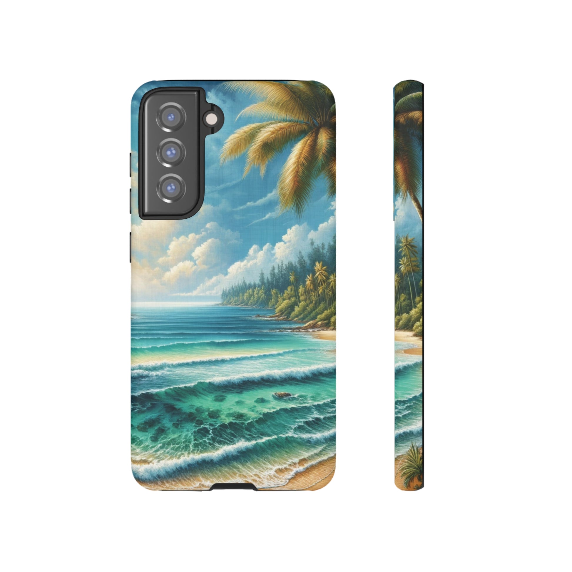 Coastal Serenity Ocean Beach View Protective Phone Case Gift for Her Phone 15, Samsung iPhone Samsung Gift for Her Case iPhone 15, Samsung iPhone Samsung Accessory Gift for Her.