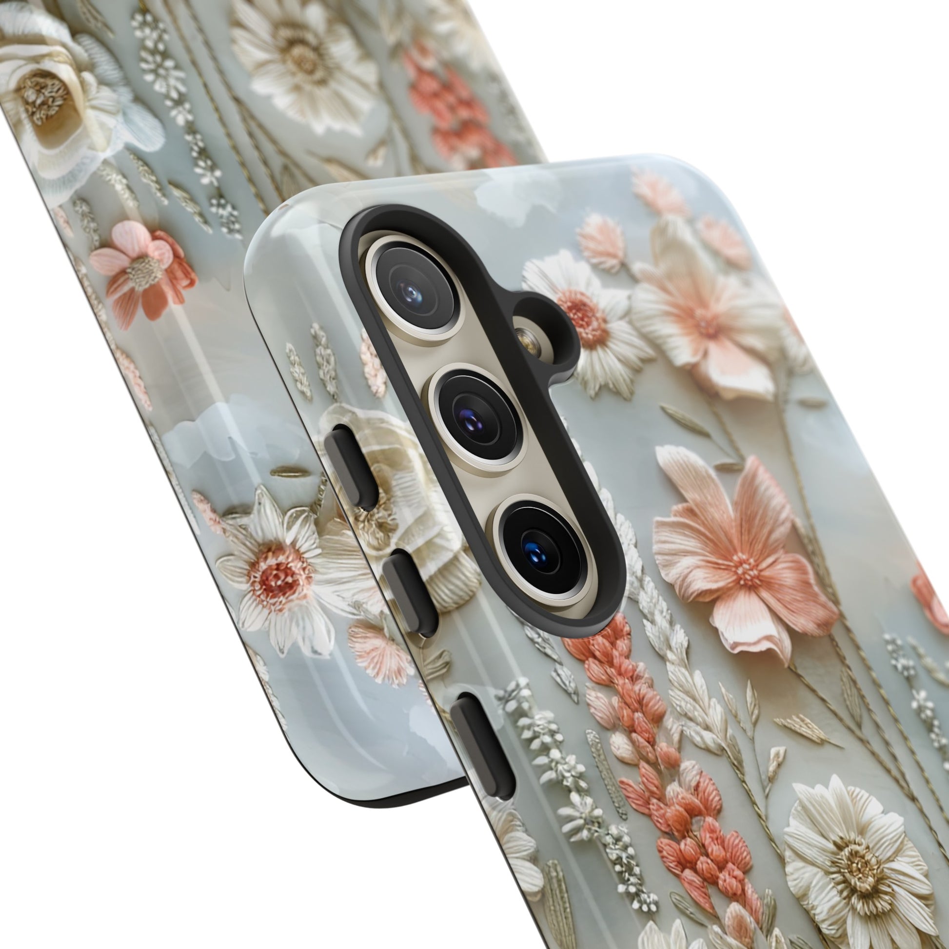 Pastel Wildflowers Protective Phone Case Gift for Her Phone 15, Samsung iPhone Samsung Gift for Her Case iPhone 15, Samsung iPhone Samsung Accessory Gift for Her
