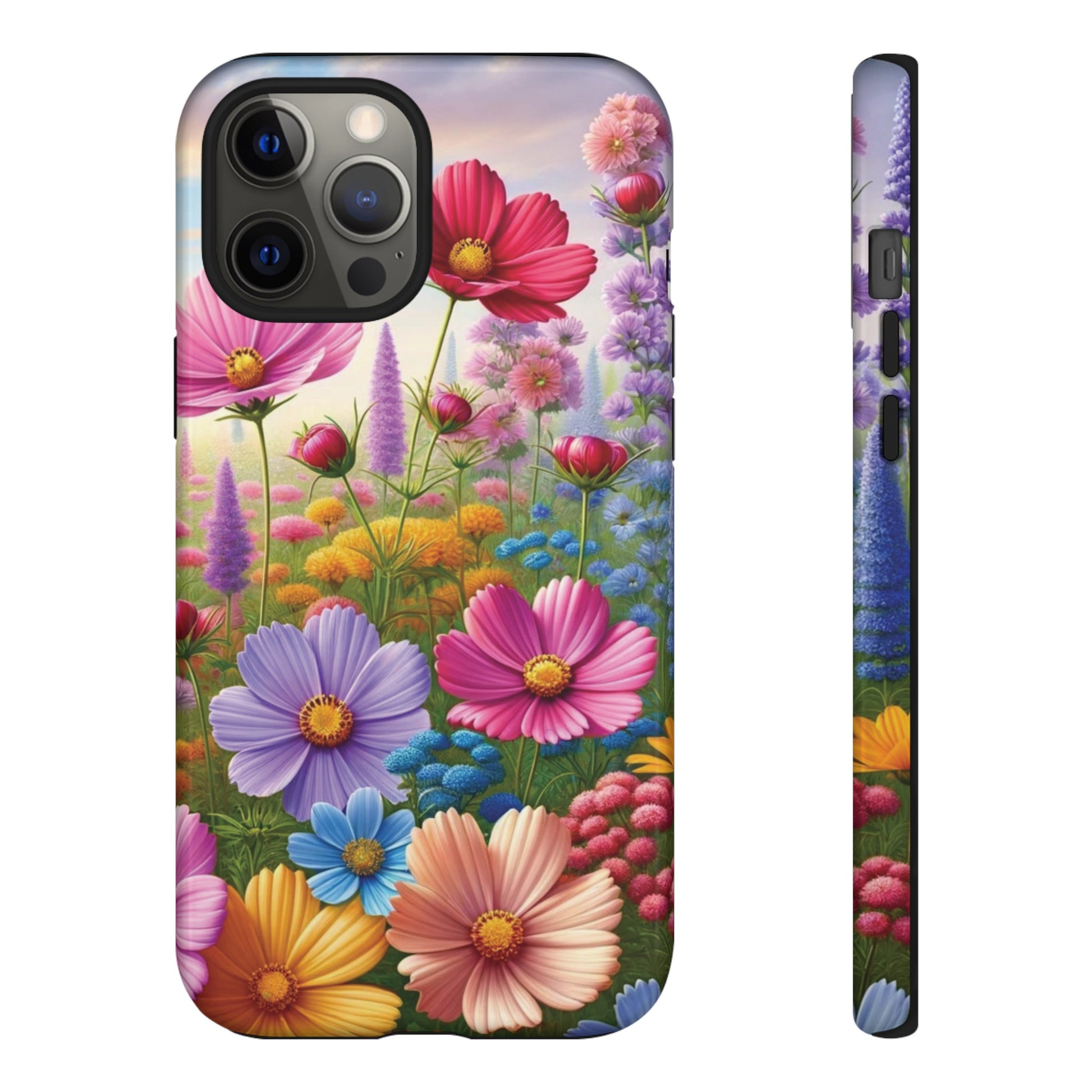 Bright Floral Phone Case Durable for iPhone Samsung Gift iPhone 15, 14, 13 Samsung Pixel Gift for Mom Accessory Gift for Her