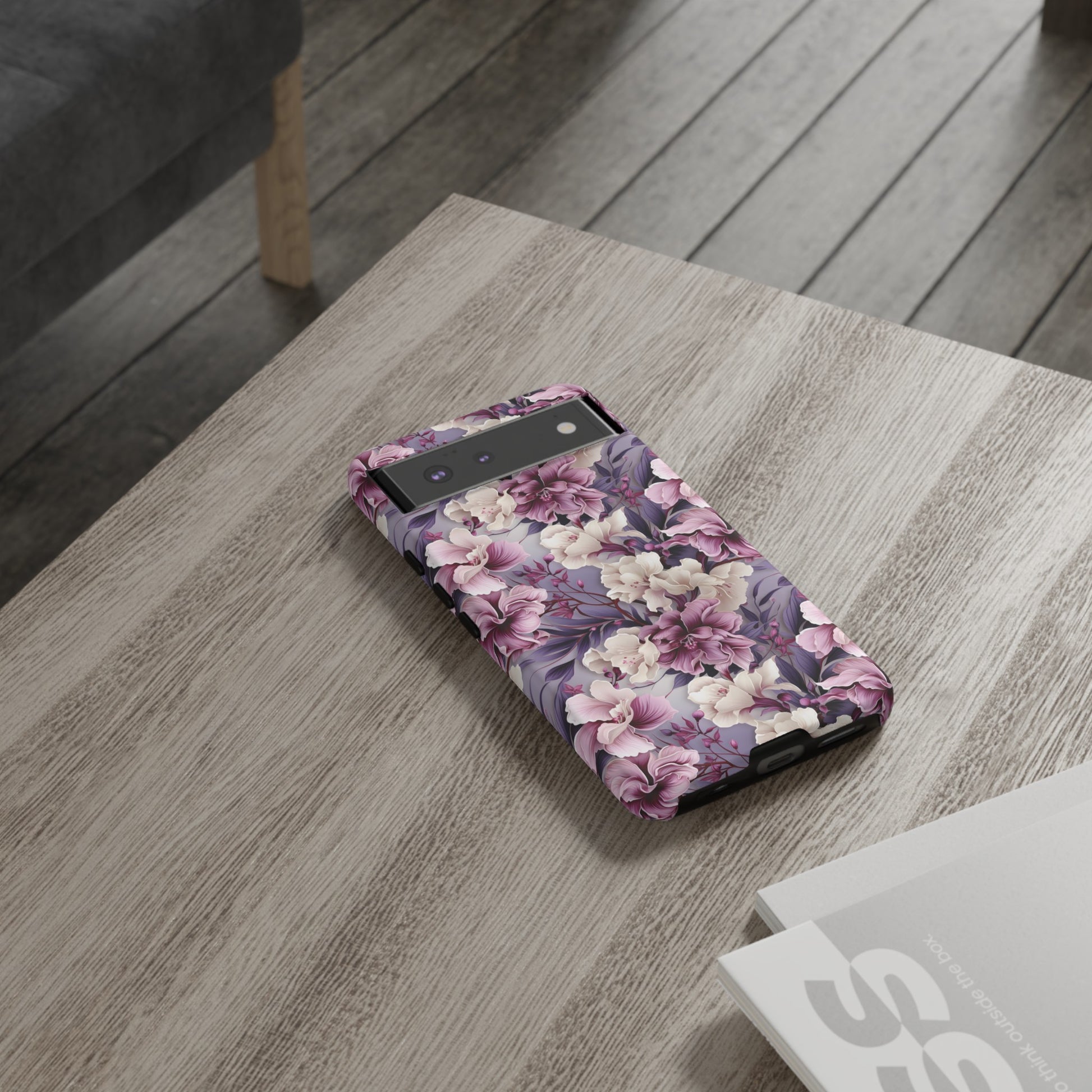 Lavender Flowers Protective Phone Case Gift for Her Phone 15, Samsung iPhone Samsung Gift for Her Case iPhone 15, Samsung