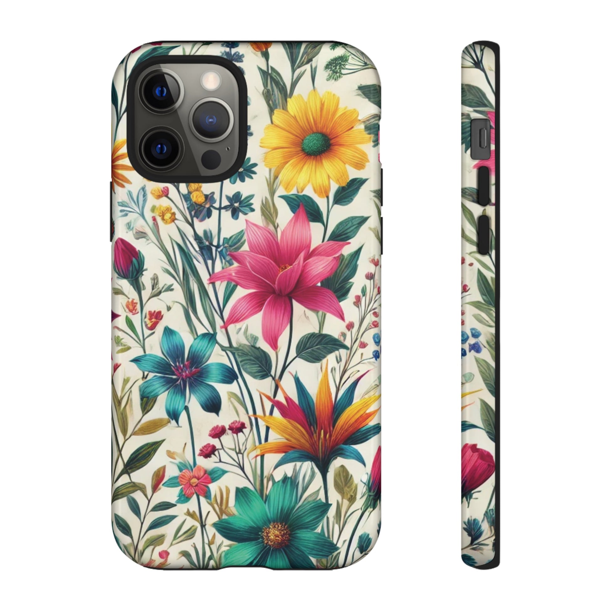 Wildflowers Boho Chic Design Phone Case - Stylish, Protective Cover for All Models Gift for Mom Accessory Gift for Her