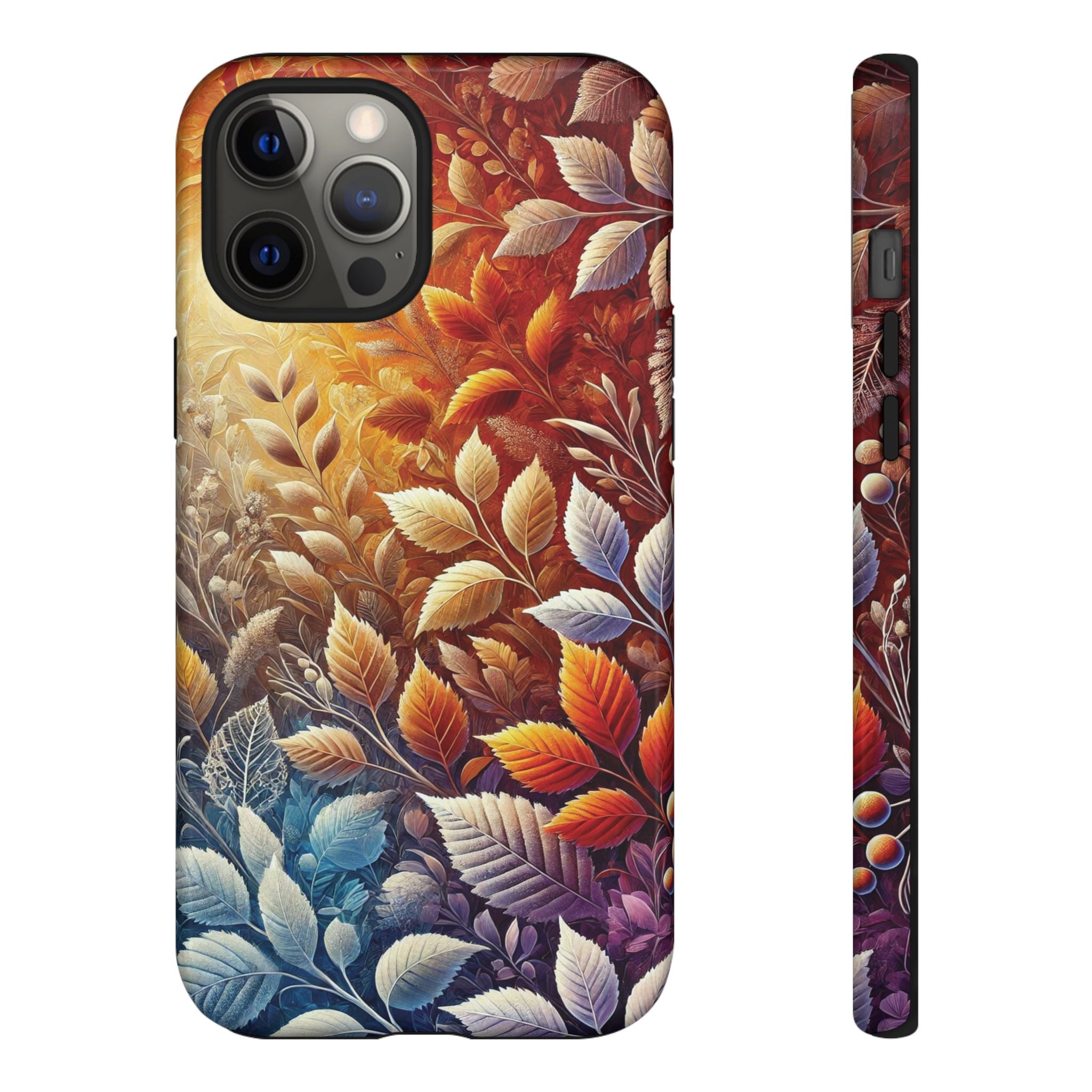 Beautiful Colorful Leaves Phone Case Vibrant Autumn Design for iPhone & Samsung, Durable Protection with Eye Catching Style, Perfect for Nature Lovers & Seasonal Charm Gift for Her