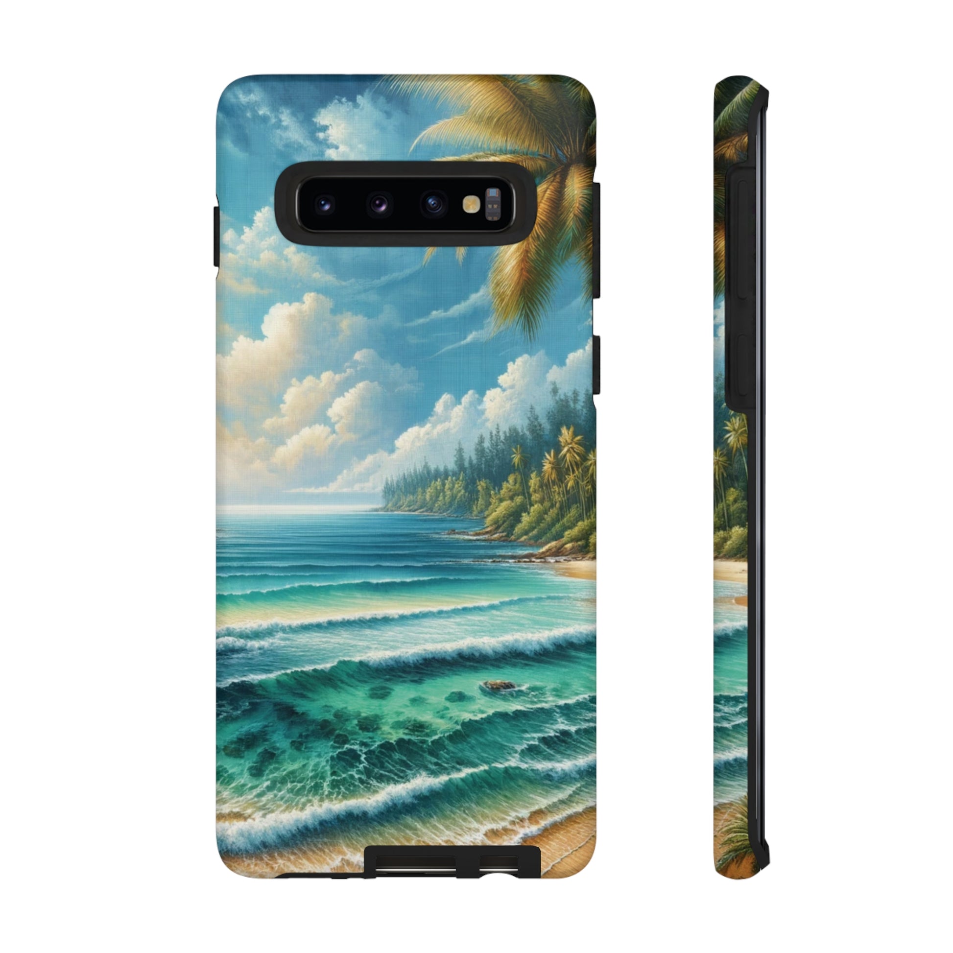 Coastal Serenity Ocean Beach View Protective Phone Case Gift for Her Phone 15, Samsung iPhone Samsung Gift for Her Case iPhone 15, Samsung iPhone Samsung Accessory Gift for Her.