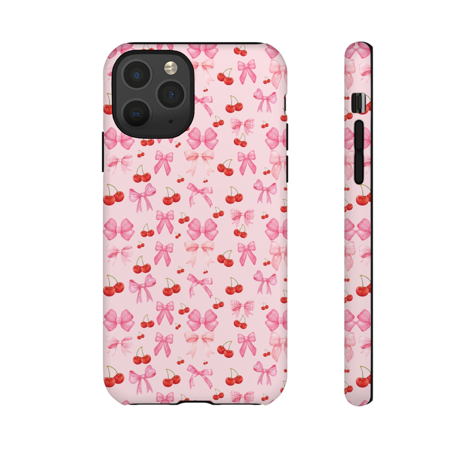Coquette phone case Cherry Coquette Ribbon Bow iPhone Case Fruity, Girly Gift for Her Phone 15, Samsung iPhone Samsung Gift for Her Case iPhone 15, Samsung iPhone Samsung Accessory Gift for Her.
