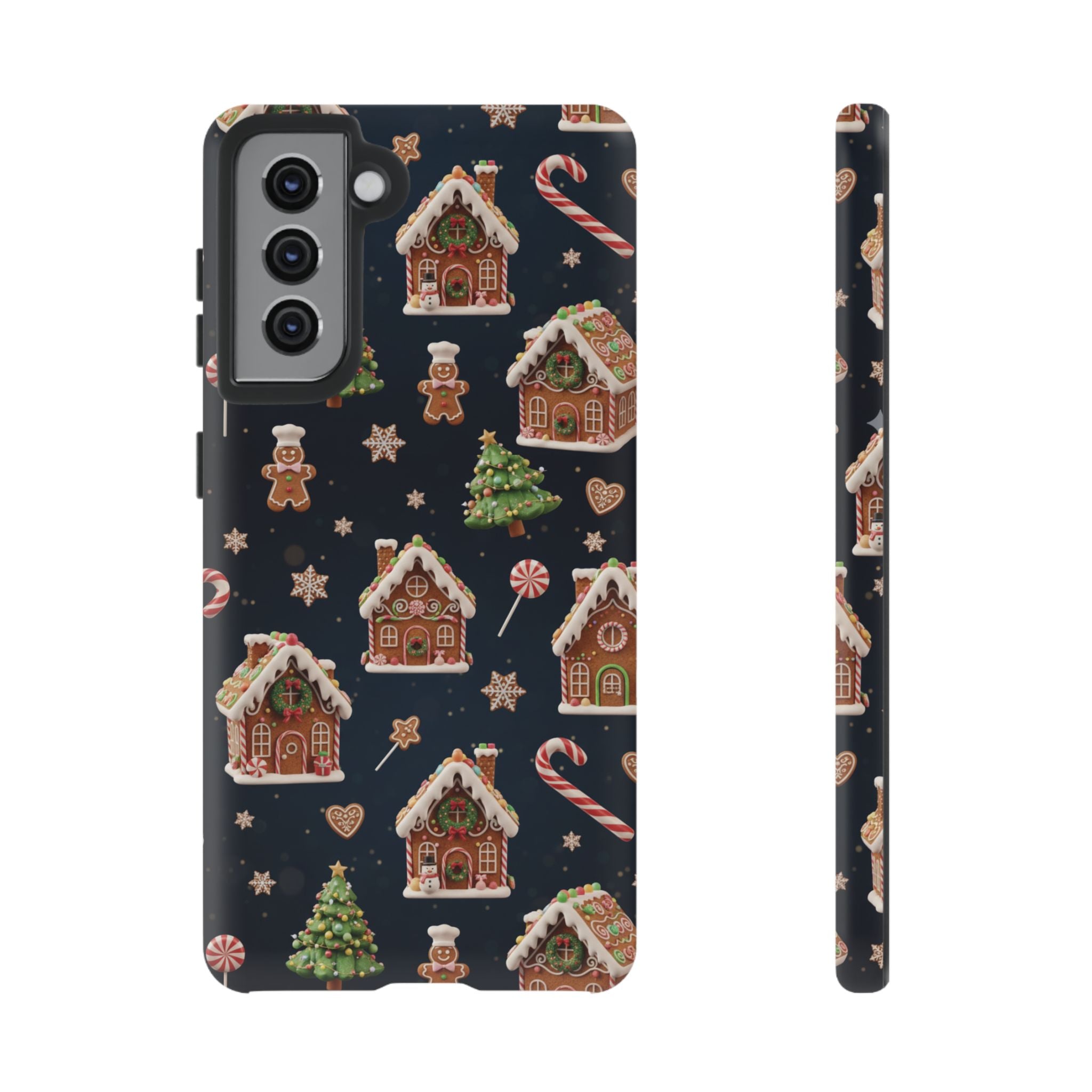 3D Gingerbread House Christmas Phone Case | Premium Holiday Gift Cover for iPhone 17, iPhone, and Samsung Galaxy Gift for Her or Him