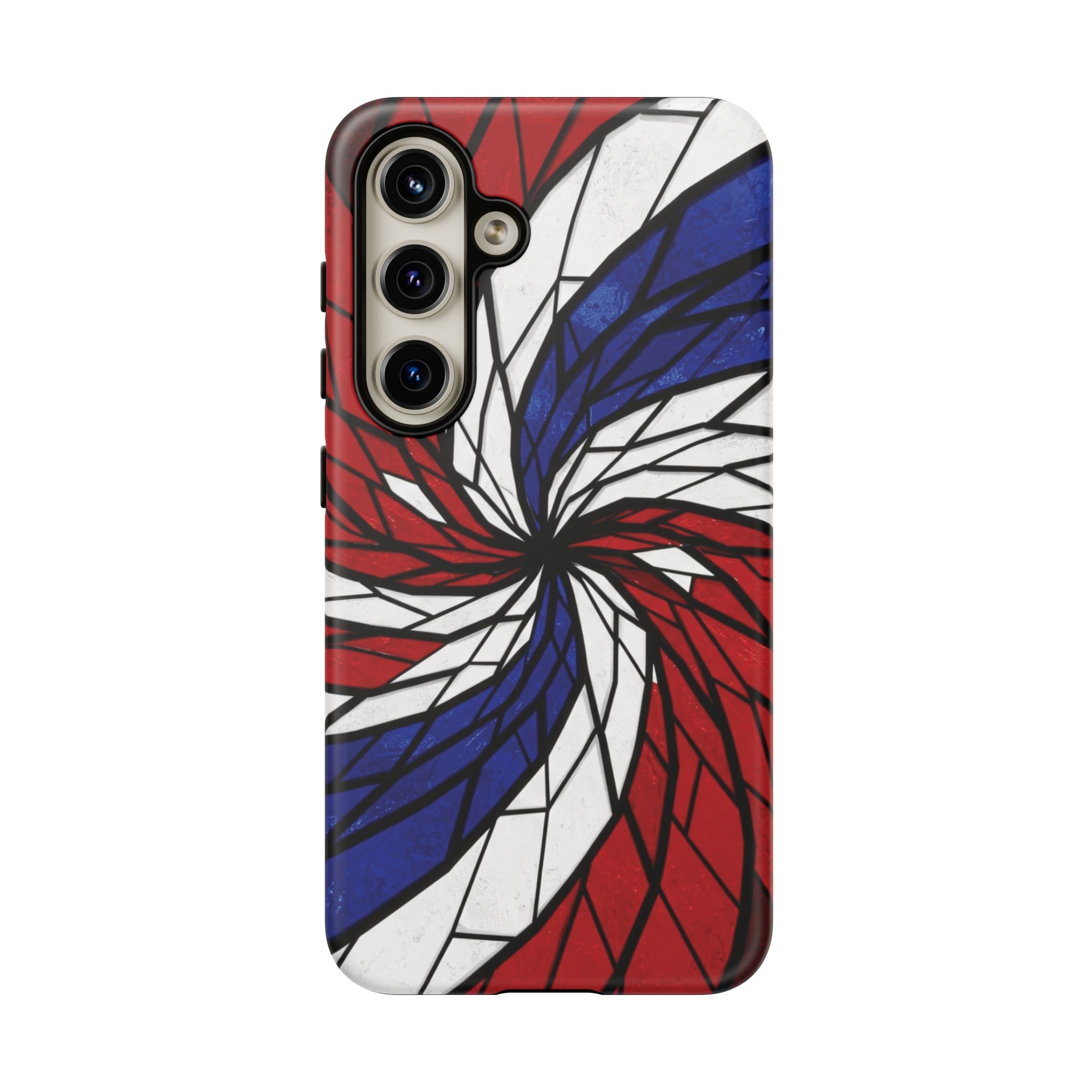 Patriotic Red White & Blue Phone Case – USA Flag Design, Independence Day Gift, Protective Cover for iPhone, Samsung, Pixel