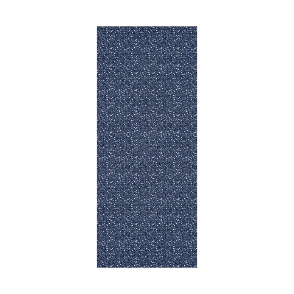 Elegant Blue & Silver Christmas Gift Wrap – Holiday Wrapping Paper Sheets & Rolls | MRSBYVALLE