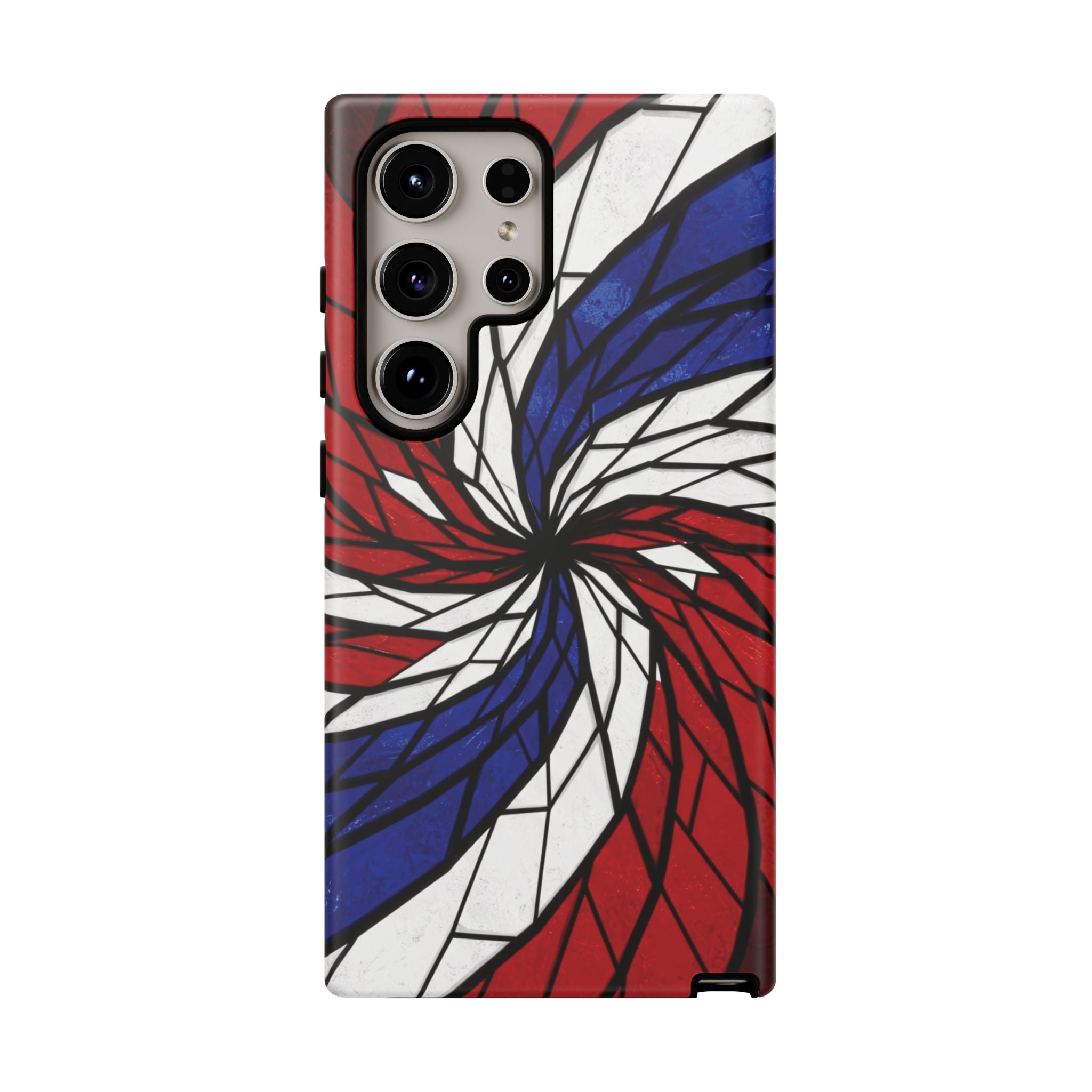 Patriotic Red White & Blue Phone Case – USA Flag Design, Independence Day Gift, Protective Cover for iPhone, Samsung, Pixel