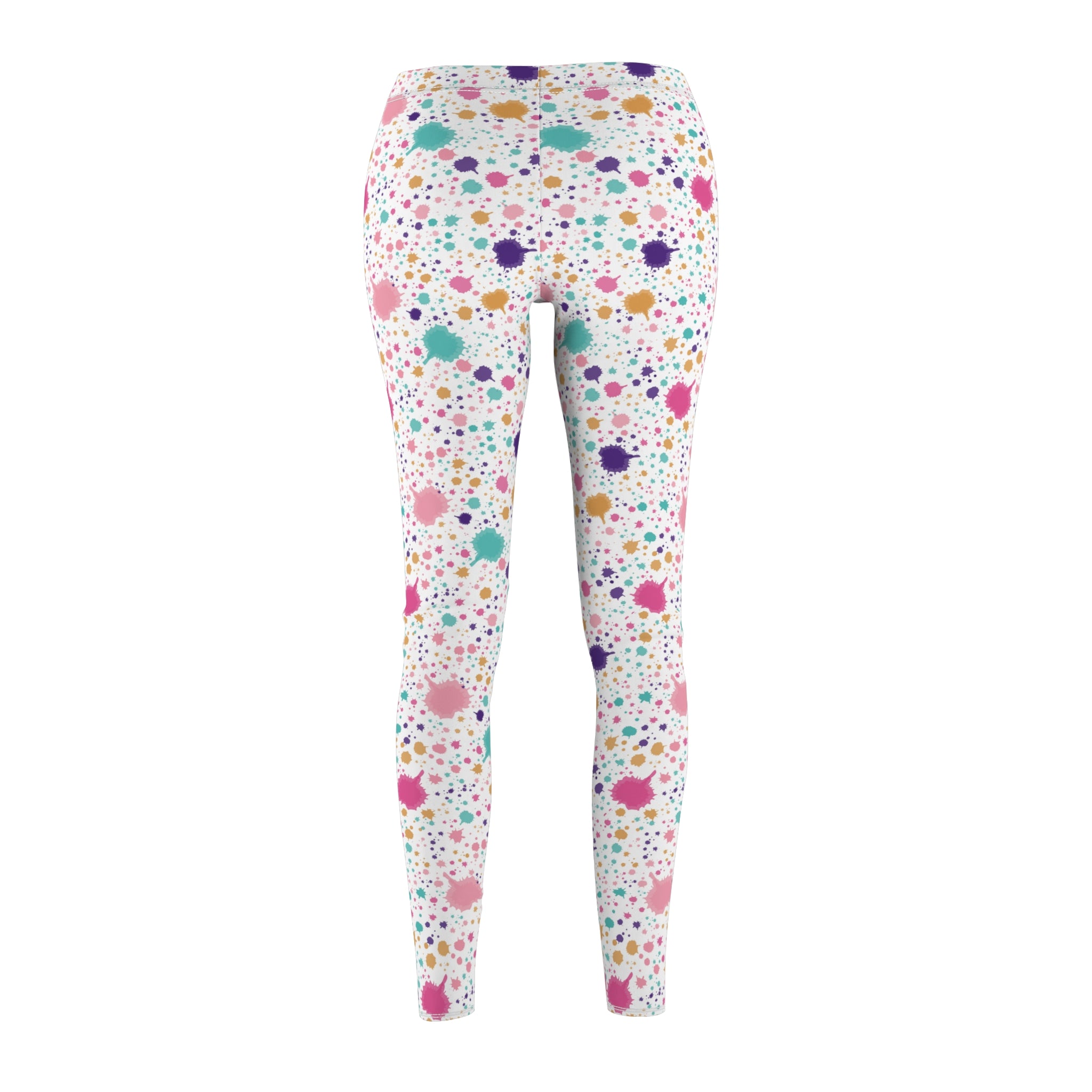 Pastel Abstract Women's Casual Leggings Stylish, Comfortable High-Waisted Yoga Pants for Everyday Wear, Workout, and Lounge – Perfect Gift Idea for Her – Available in Plus Sizes - MRSBYVALLE