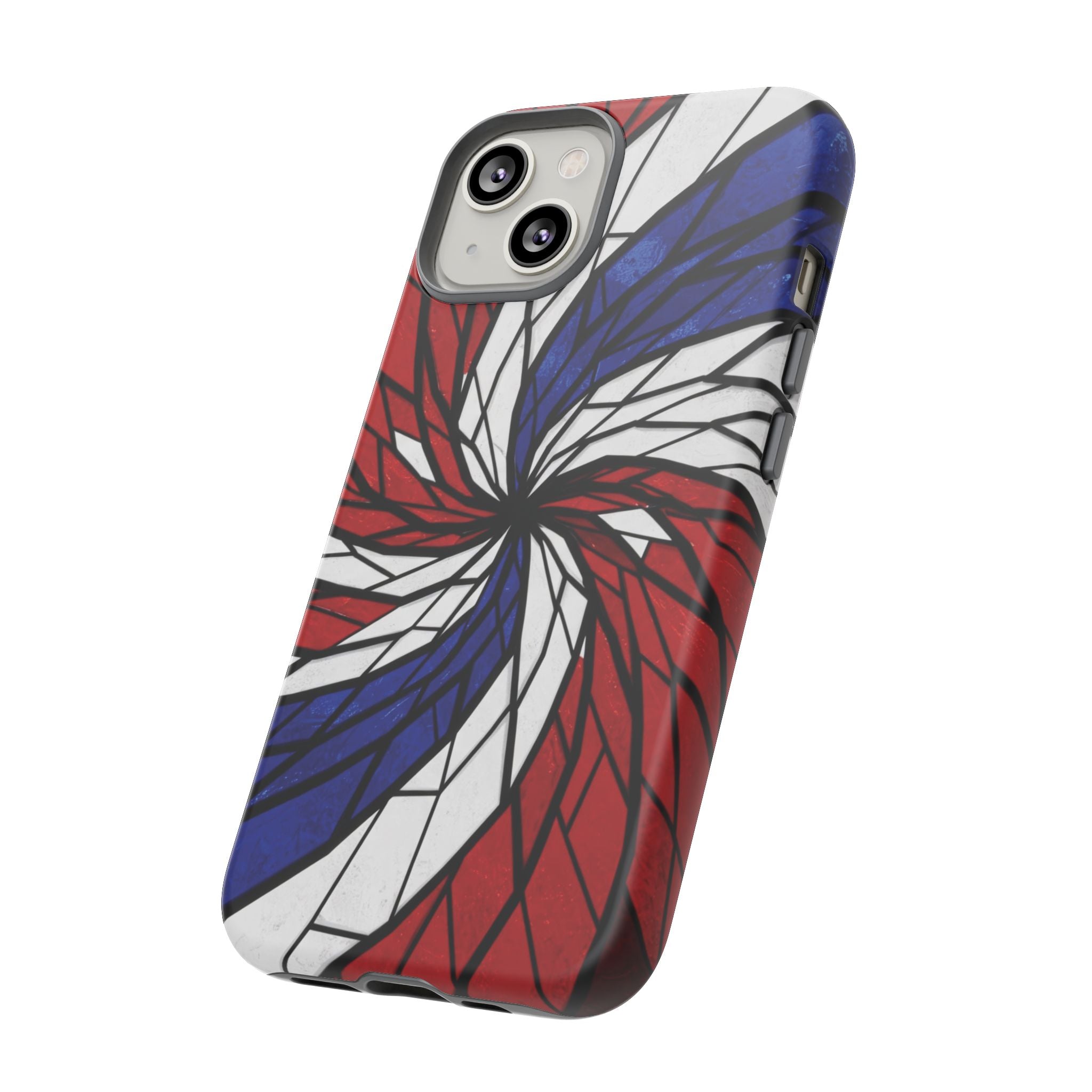 Patriotic Red White & Blue Phone Case – USA Flag Design, Independence Day Gift, Protective Cover for iPhone, Samsung, Pixel