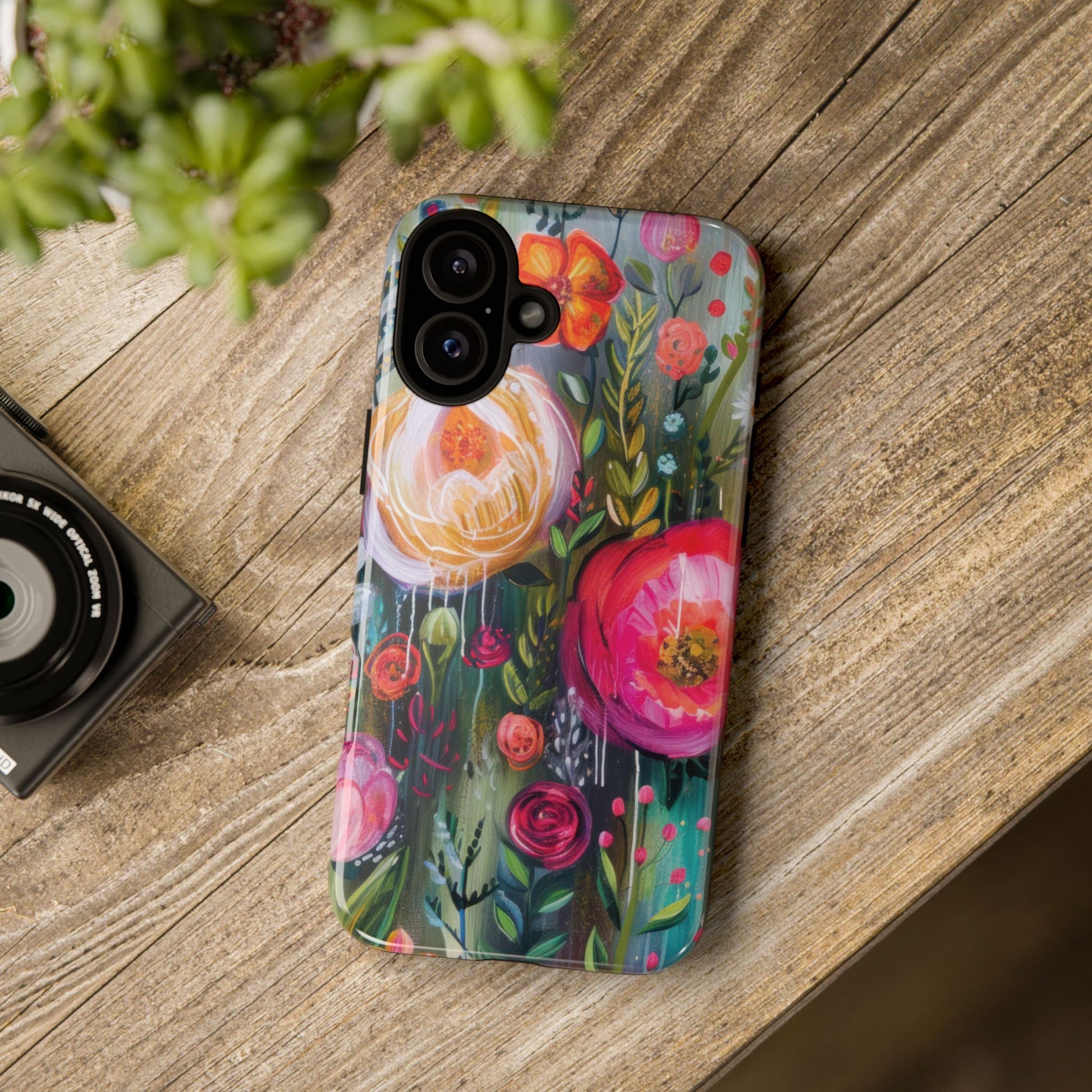 Watercolor Boho Floral Phone Case for iPhone 17 case Samsung, and Pixel | Stylish Protective Cover Gift for Her Perfect for Floral Lover