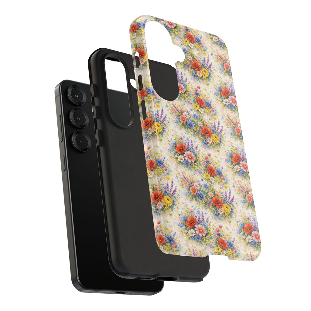 Watercolor Wildflowers Phone Case — Tough Cases
