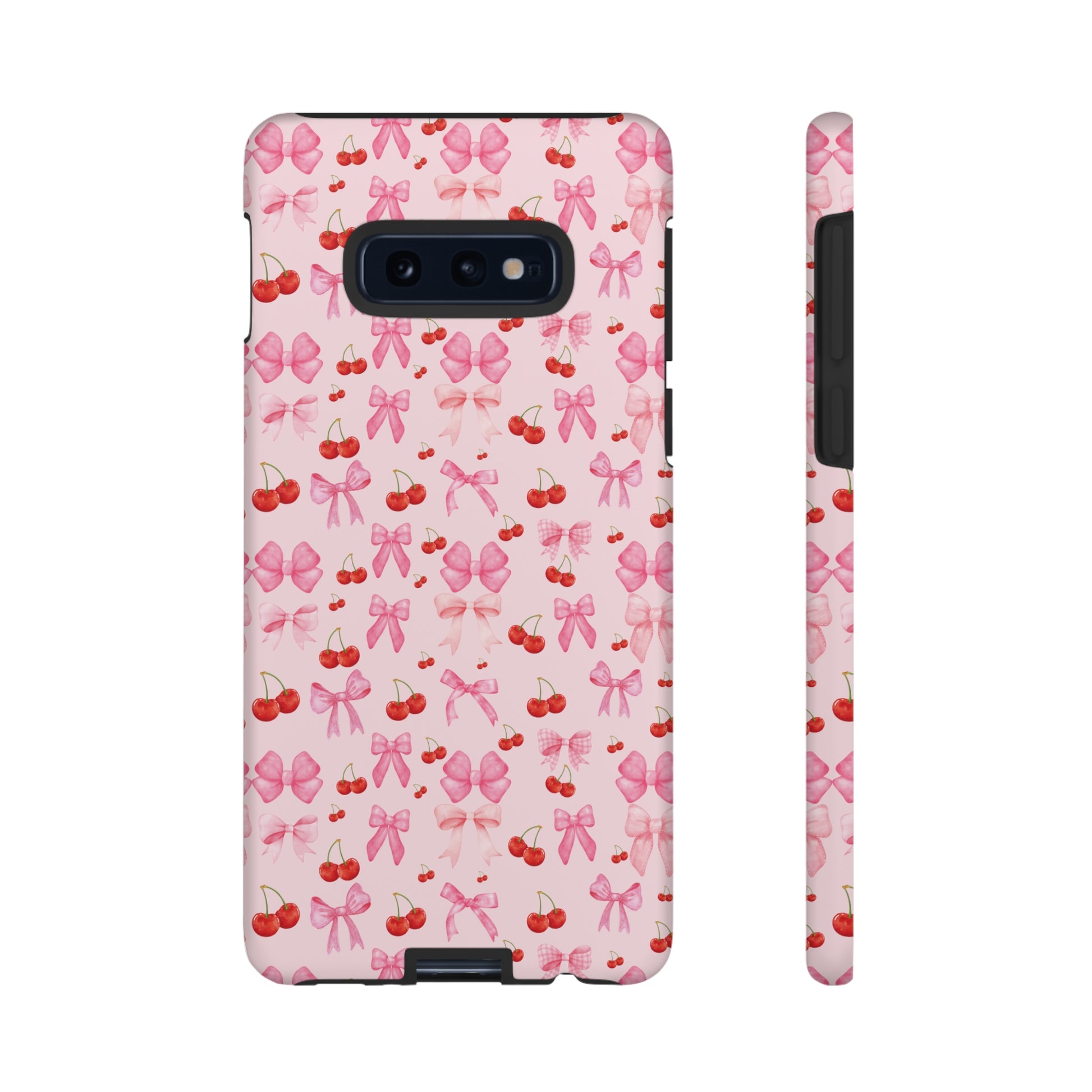 Coquette phone case Cherry Coquette Ribbon Bow iPhone Case Fruity, Girly Gift for Her Phone 15, Samsung iPhone Samsung Gift for Her Case iPhone 15, Samsung iPhone Samsung Accessory Gift for Her.