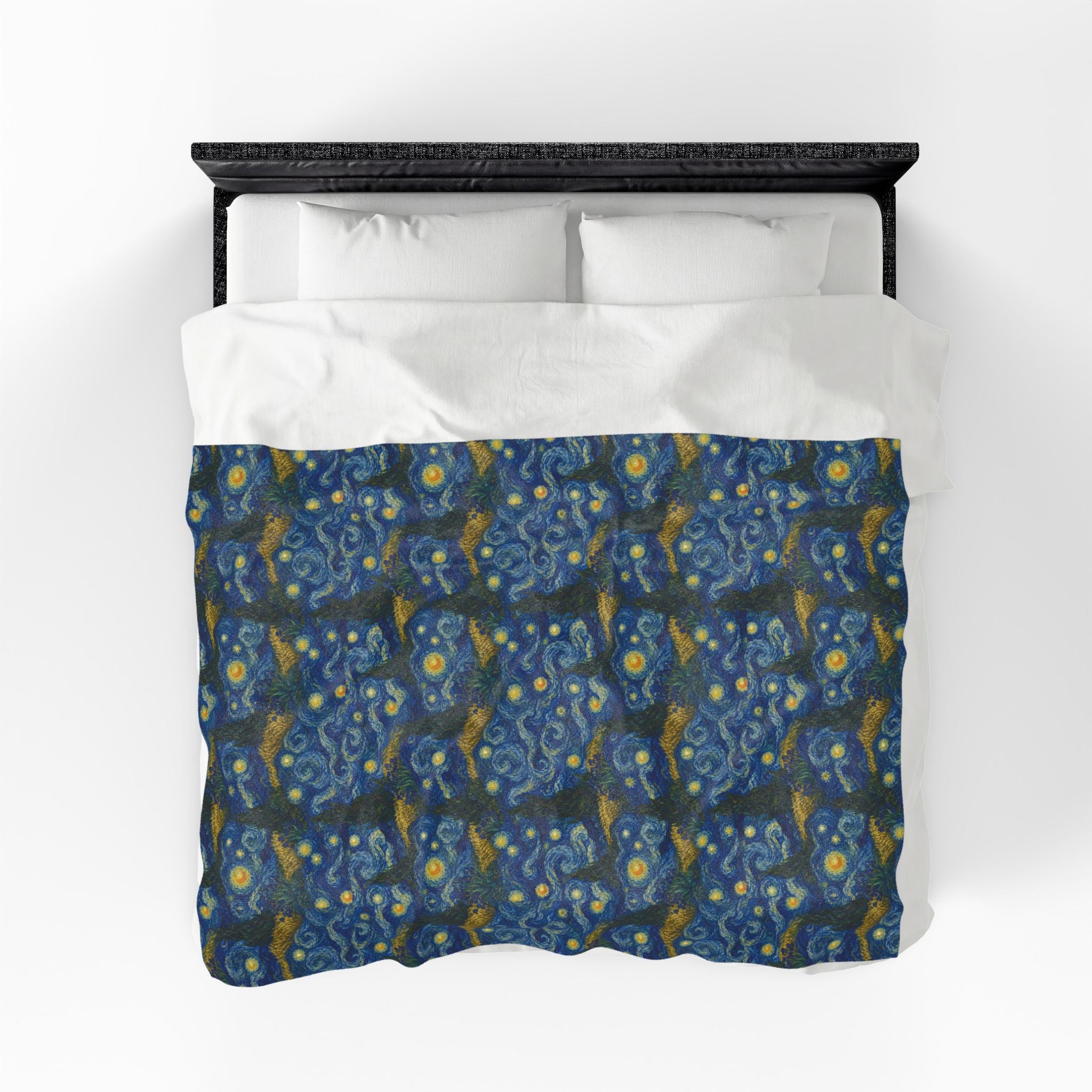 Van Gogh Illusion Design Perfect for Art Lover, Elegant Luxury Throw, Soft Cozy Elegant Home Decor