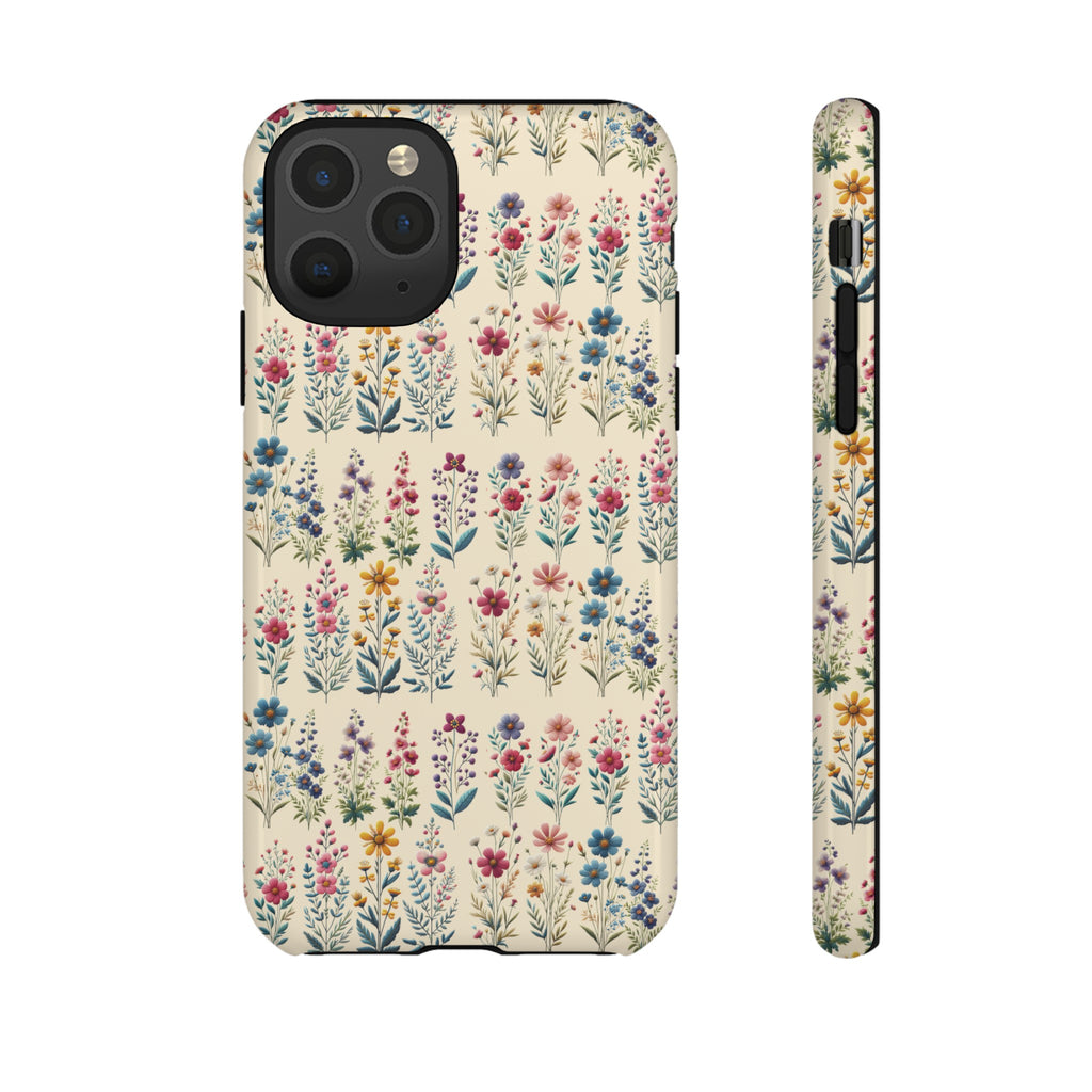 Best Beautiful Wildflower Phone Case Floral Design for iPhone, Galaxy, and Google Durable Protection Gift for Her Case iPhone 15, Samsung iPhone Gift for Her