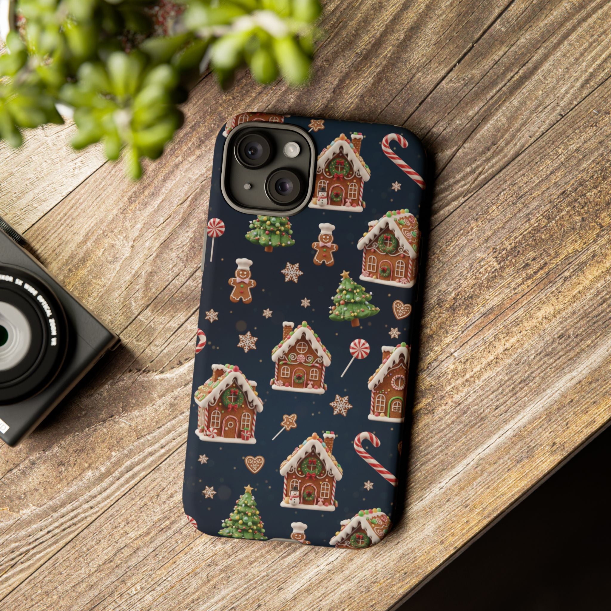 3D Gingerbread House Christmas Phone Case | Premium Holiday Gift Cover for iPhone 17, iPhone, and Samsung Galaxy Gift for Her or Him