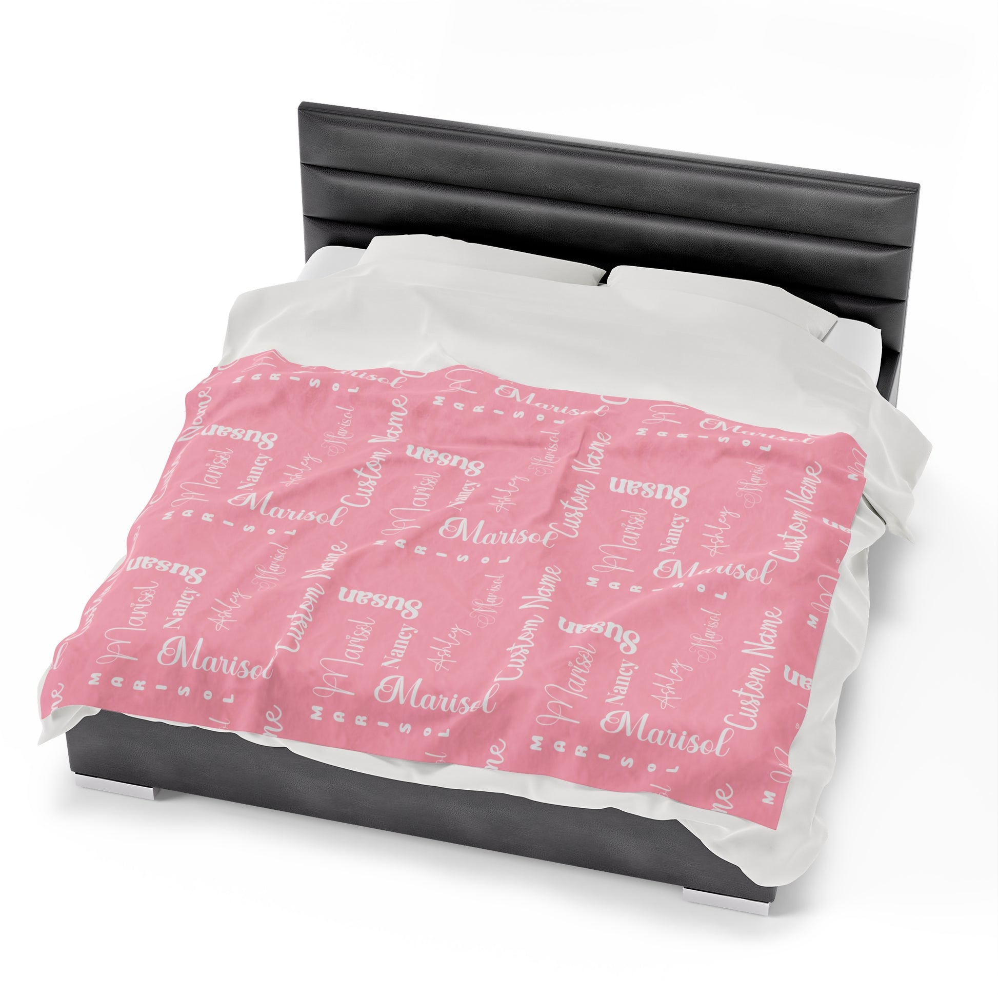 Best Velveteen Plush Blanket Personalized Throw Custom Name Design – Perfect Gift for Anyone – Ultra-Soft and Cozy Comfort Housewarming Gift Birthday - MRSBYVALLE