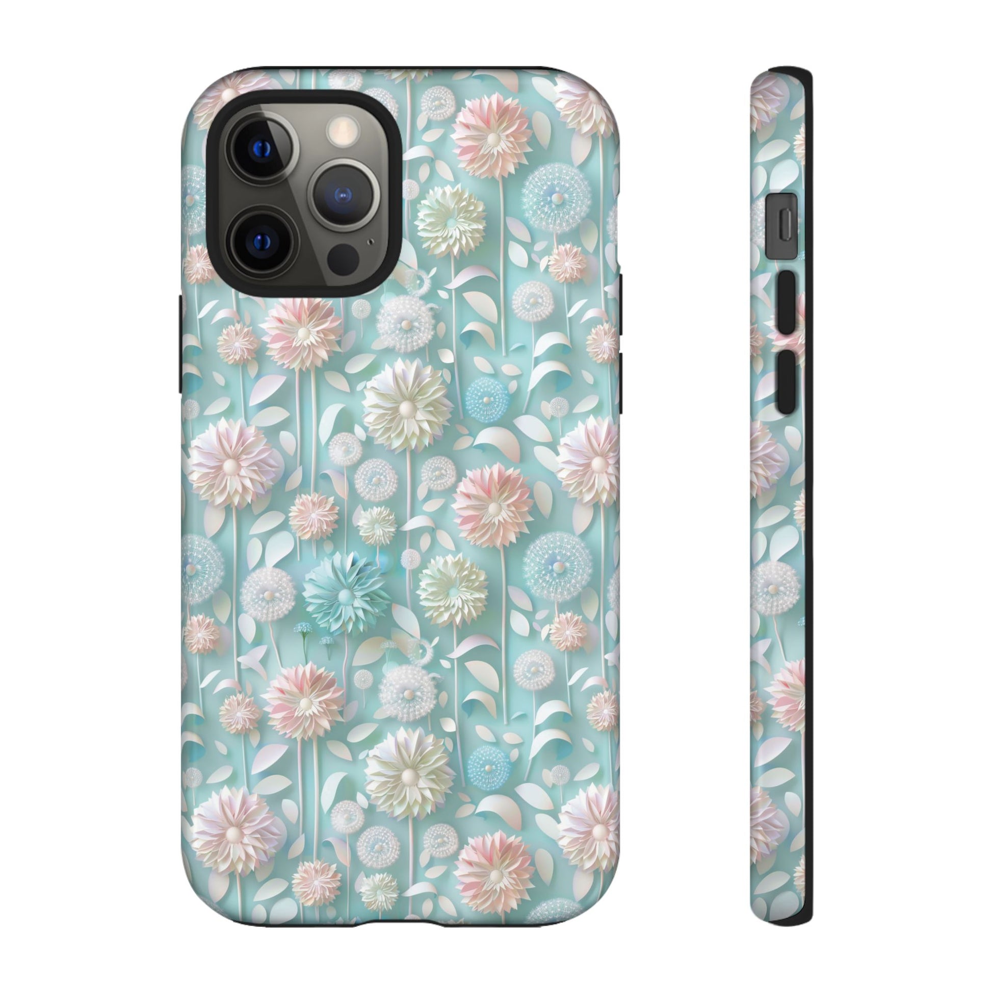 Pastel Floral Phone Case for iPhone & Samsung | Elegant and Slim Design with Shockproof Protection | Durable, Scratch-Resistant, and Lightweight | Stylish Accessory