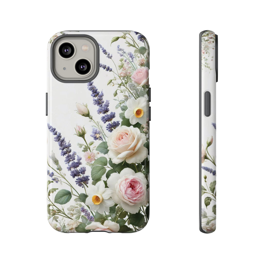 Boho Floral Fall Phone Case for iPhone 17,16  21 23 Samsung, and Pixel | Stylish Protective Cover Gift for Her Perfect for Floral Lover
