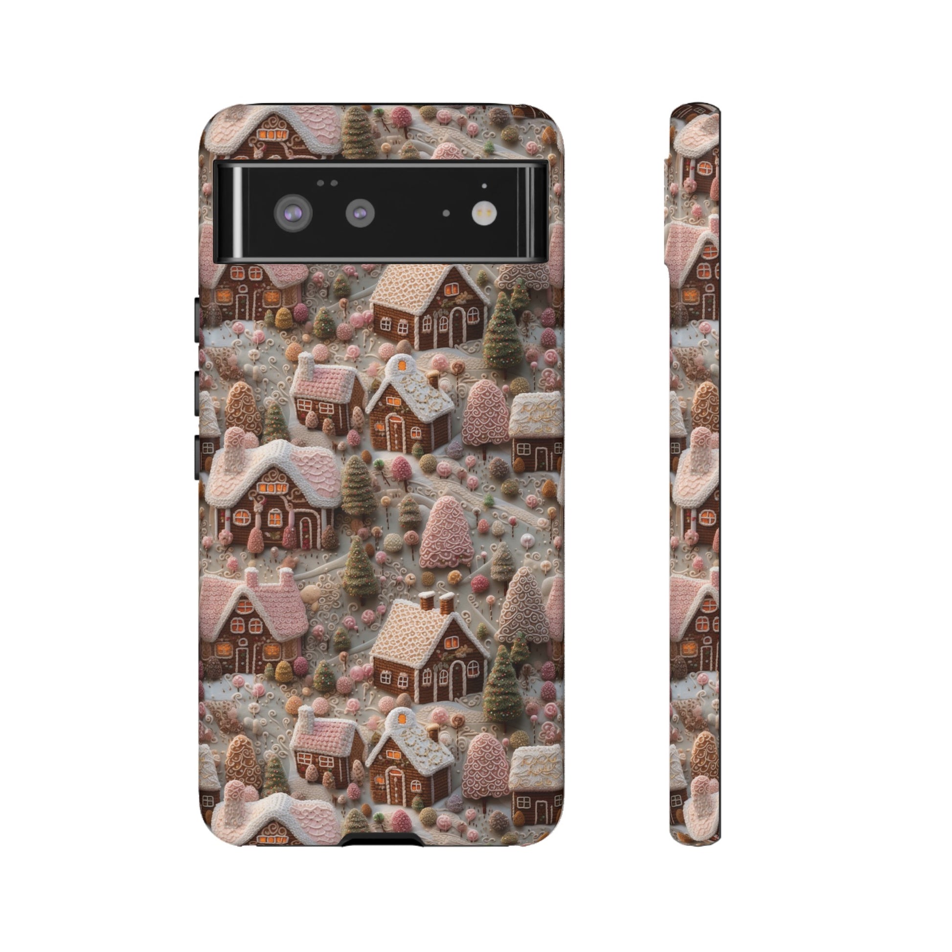 Gingerbread House 3D Phone Case Durable for iPhone Samsung Gift iPhone 15, 14, 13 Samsung Pixel Gift for Mom Accessory Gift for Her