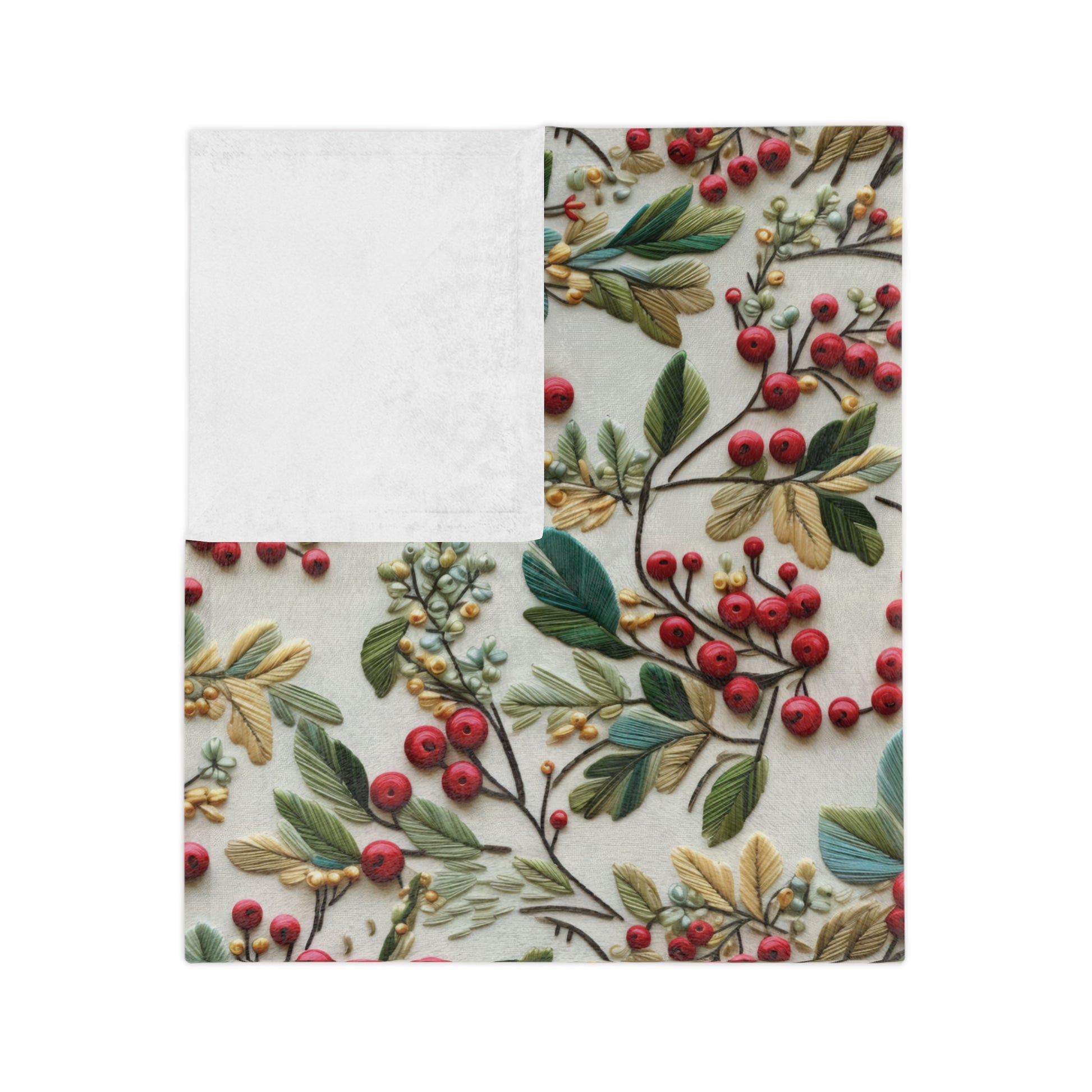 New House Holly Wildflowers Boho Chic Throw Ultra-Soft Minky Blanket Cozy Comfort Blanket Elegant Home Decor Plush Microfiber for Maximum Comfort Blanket, Perfect for Snuggling Decor, Cozy All-Season Warmth, Housewarming Gift Throw - MRSBYVALLE